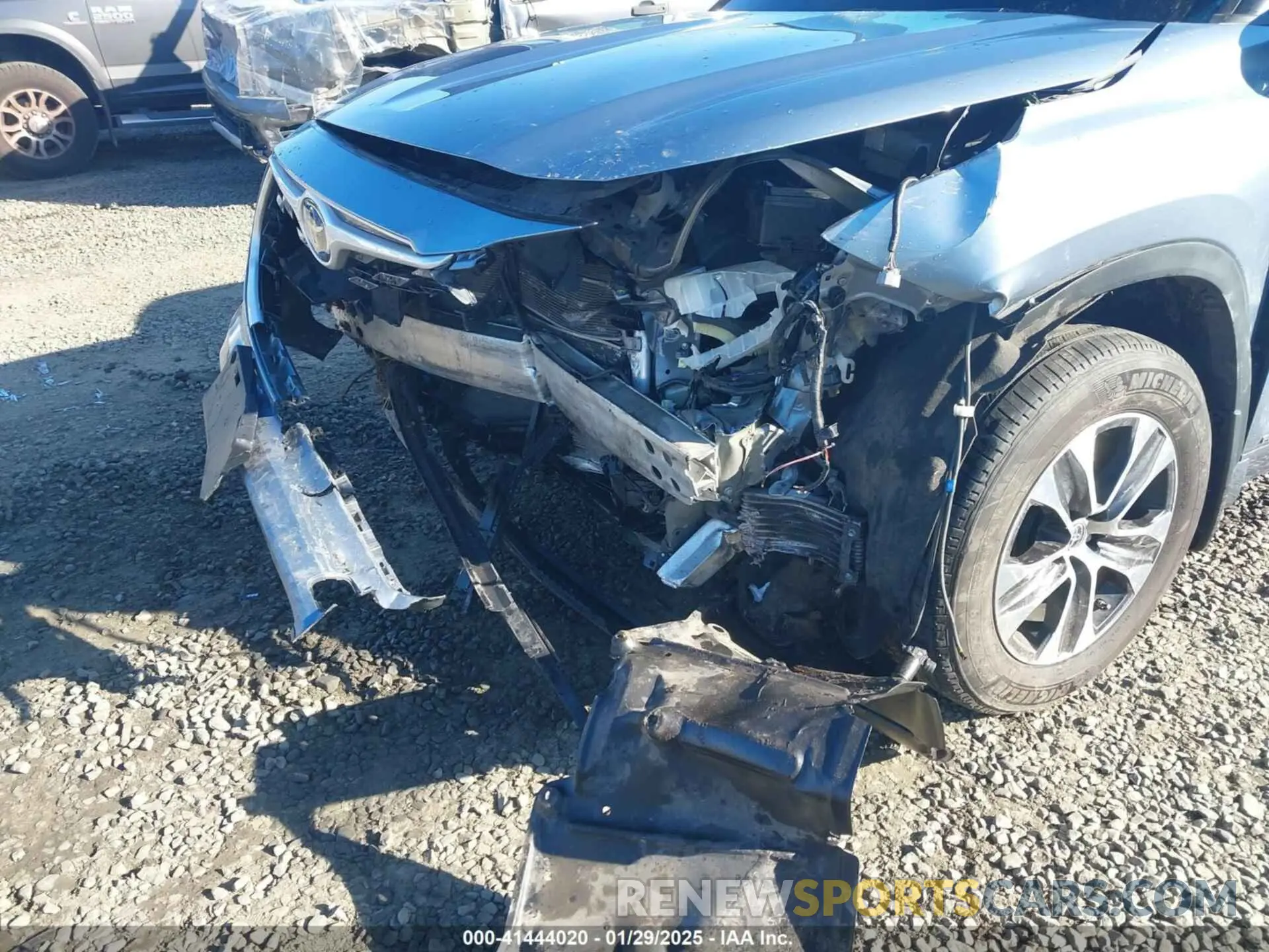 11 fotografías del automóvil dañado 5TDGBRCH0MS065111 TOYOTA HIGHLANDER 2021