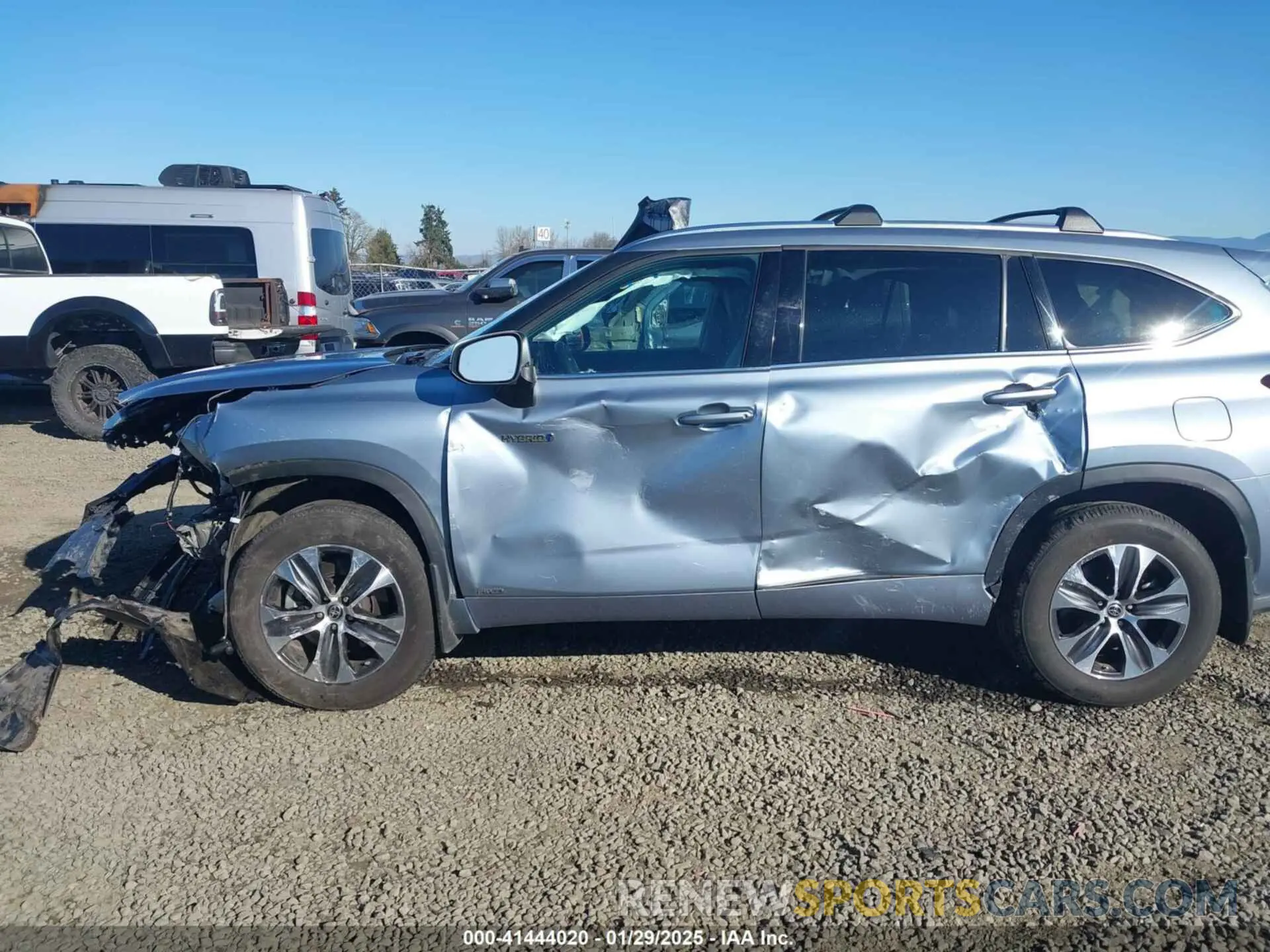 6 fotografías del automóvil dañado 5TDGBRCH0MS065111 TOYOTA HIGHLANDER 2021