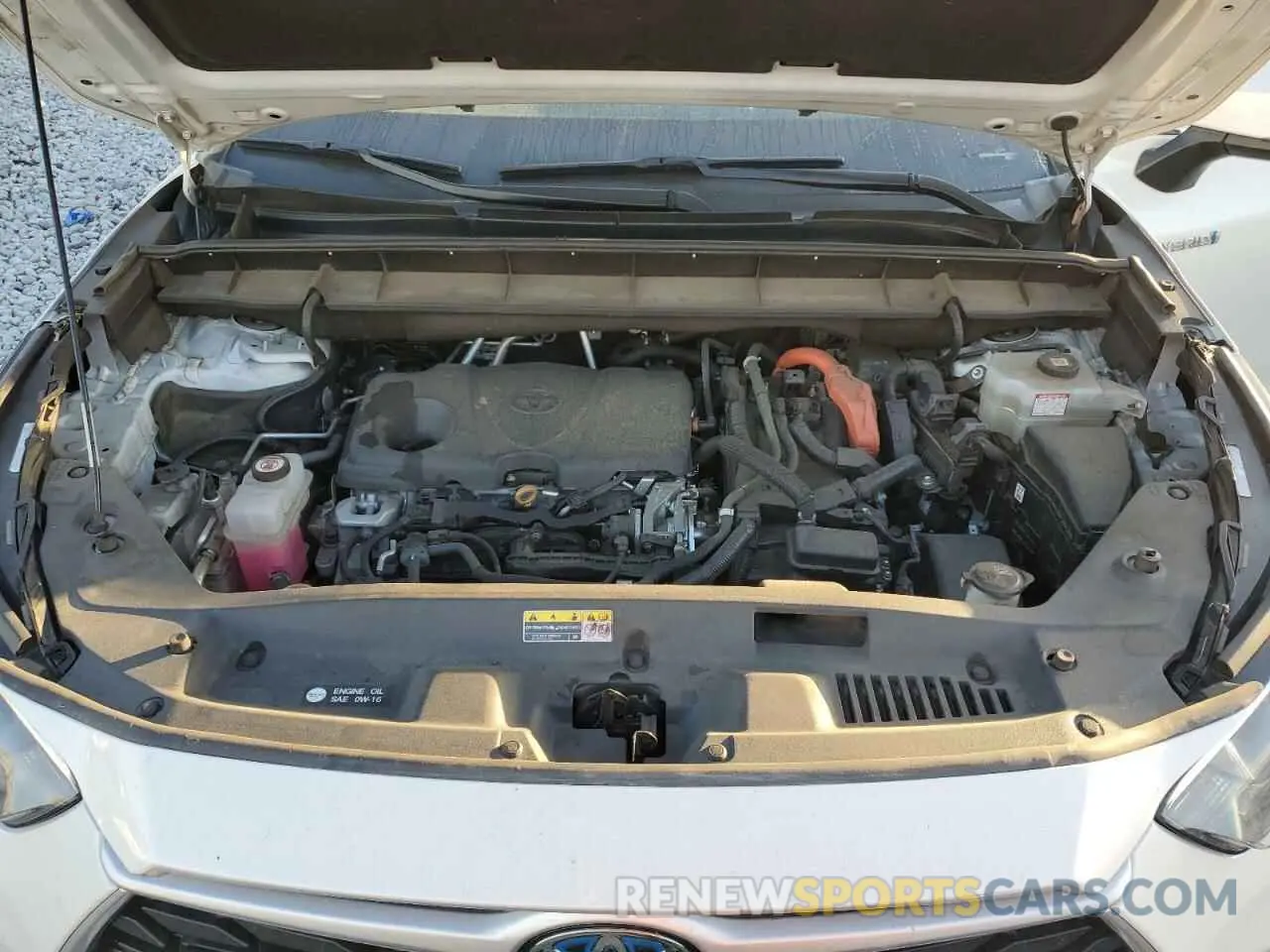 12 fotografías del automóvil dañado 5TDGBRCH0MS527540 TOYOTA HIGHLANDER 2021