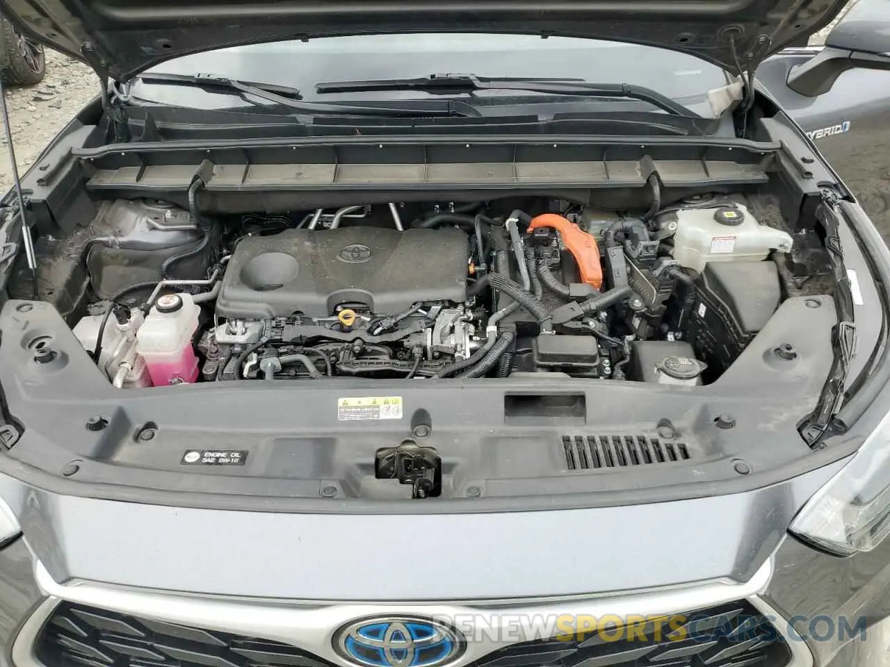 12 fotografías del automóvil dañado 5TDGBRCH3MS530576 TOYOTA HIGHLANDER 2021