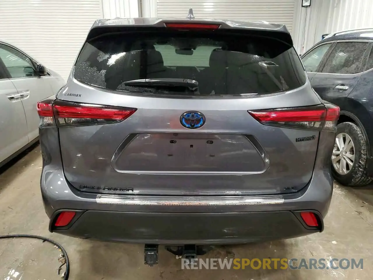 6 fotografías del automóvil dañado 5TDGBRCH5MS514749 TOYOTA HIGHLANDER 2021
