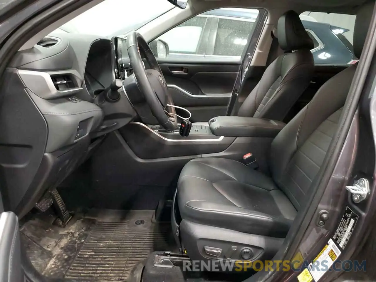 7 fotografías del automóvil dañado 5TDGBRCH5MS514749 TOYOTA HIGHLANDER 2021