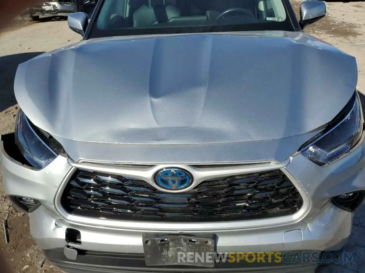 12 fotografías del automóvil dañado 5TDGBRCH6MS521161 TOYOTA HIGHLANDER 2021