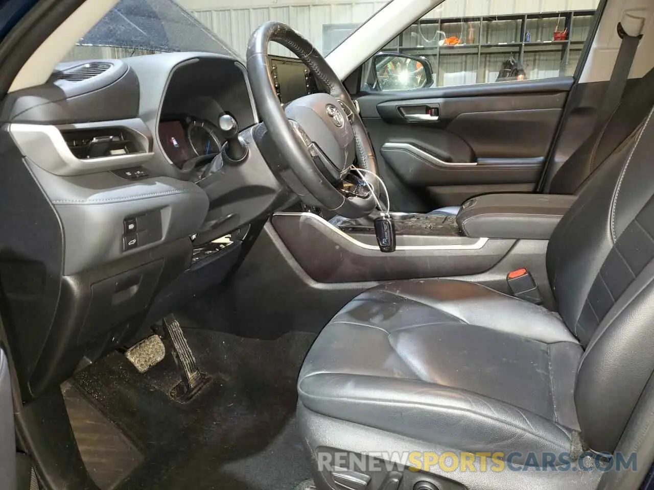 7 fotografías del automóvil dañado 5TDGBRCH6MS531074 TOYOTA HIGHLANDER 2021