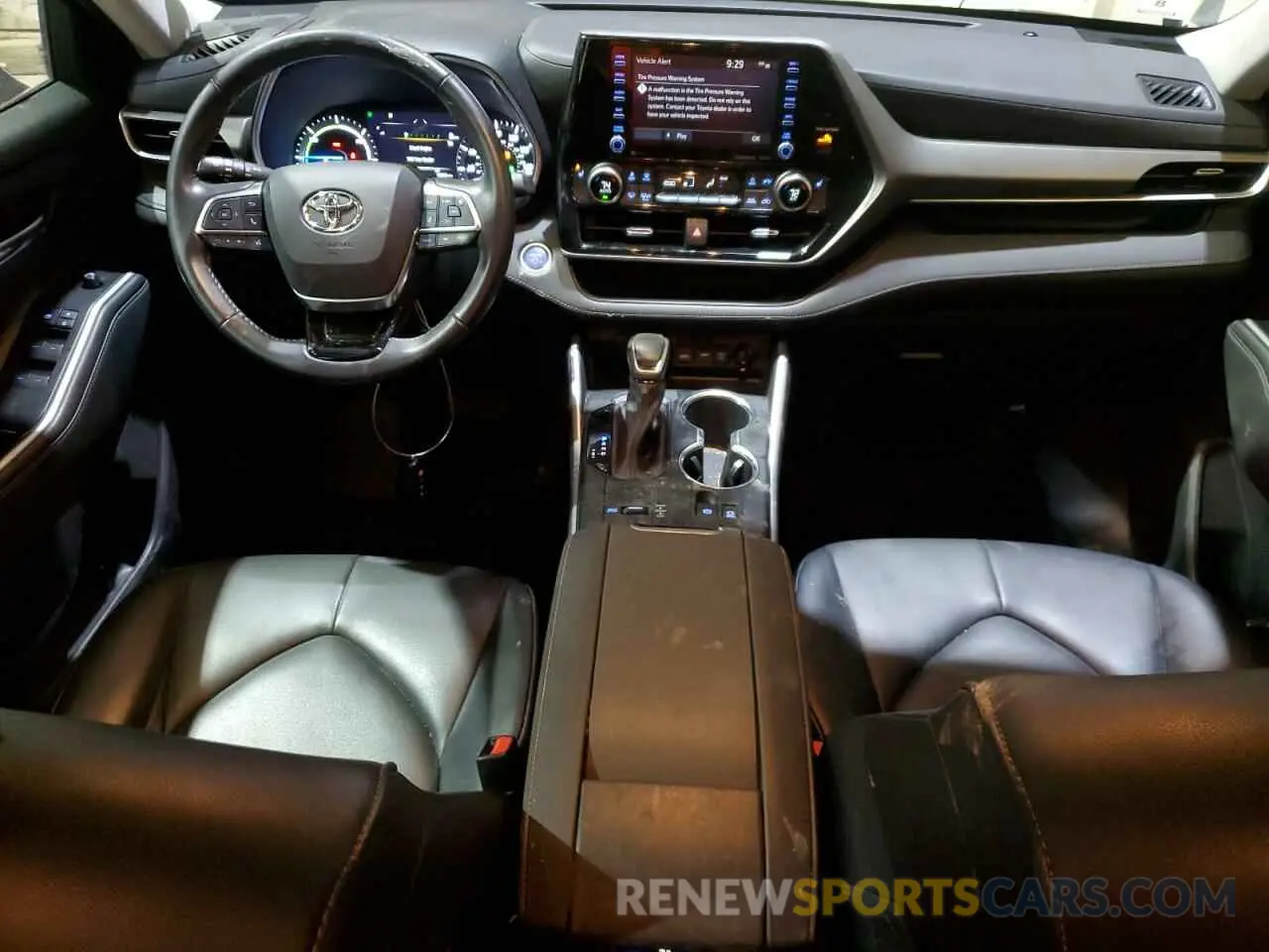 8 fotografías del automóvil dañado 5TDGBRCH6MS531074 TOYOTA HIGHLANDER 2021