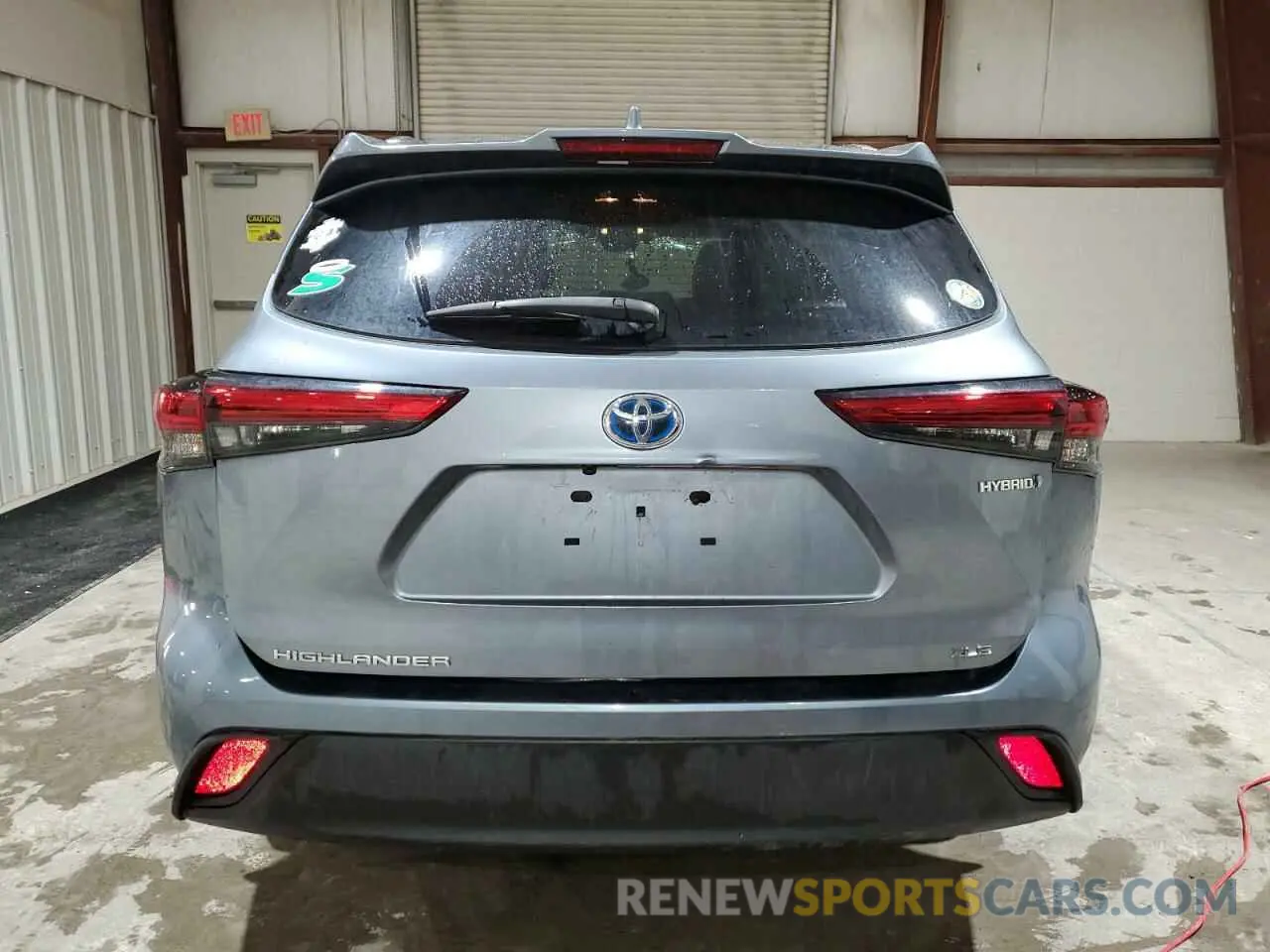 6 fotografías del automóvil dañado 5TDGBRCH7MS064974 TOYOTA HIGHLANDER 2021