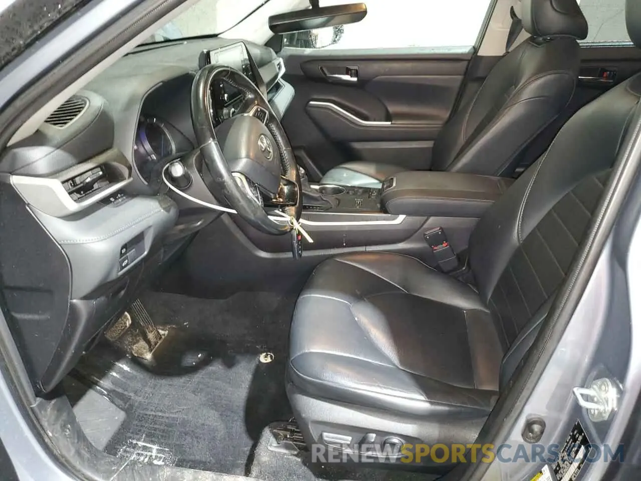 7 fotografías del automóvil dañado 5TDGBRCH7MS064974 TOYOTA HIGHLANDER 2021