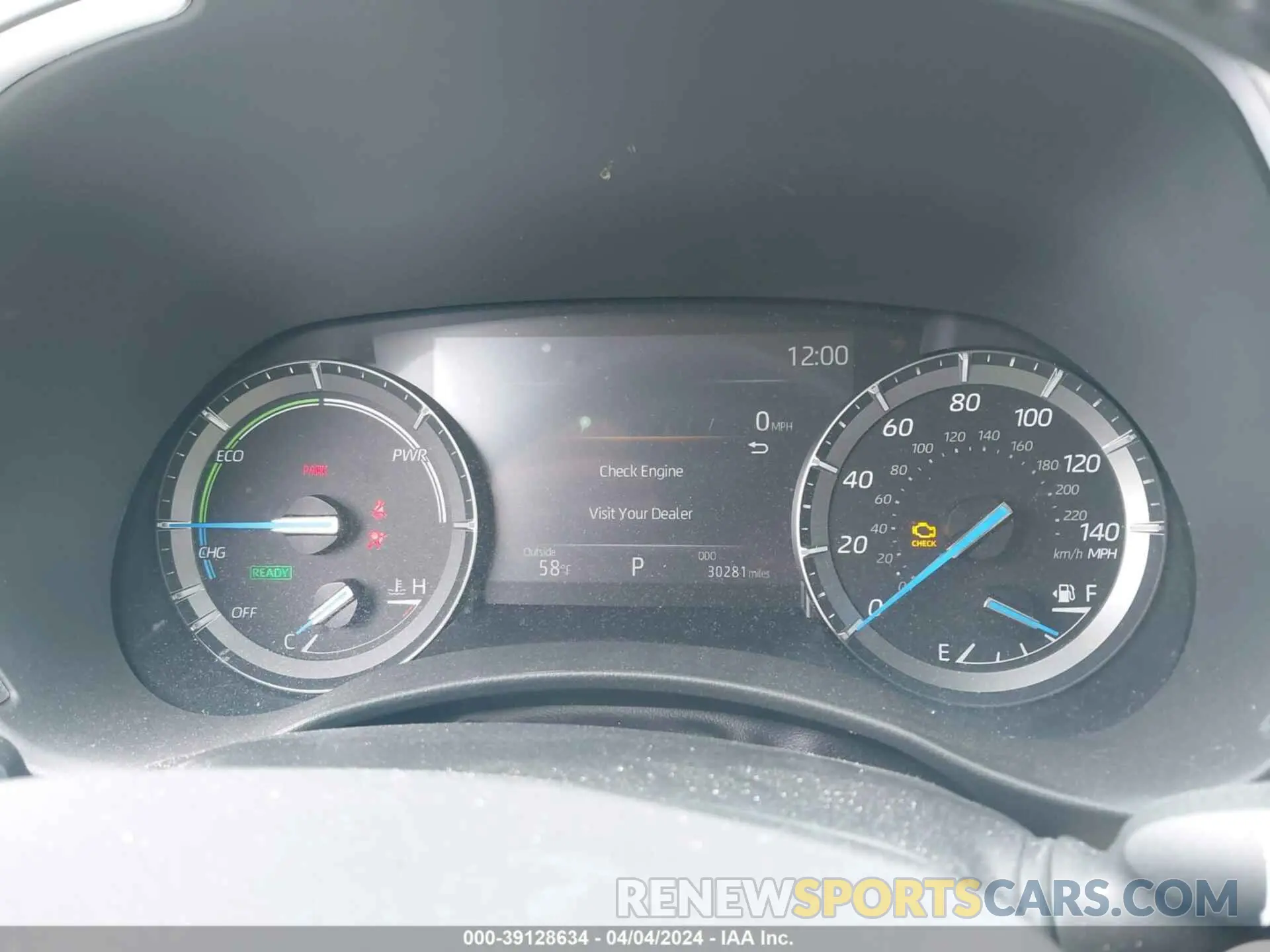 7 fotografías del automóvil dañado 5TDGBRCHXMS059073 TOYOTA HIGHLANDER 2021