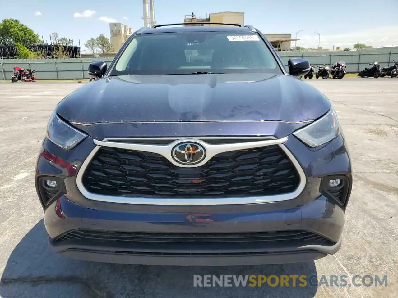 5 fotografías del automóvil dañado 5TDGZRAH0MS062868 TOYOTA HIGHLANDER 2021