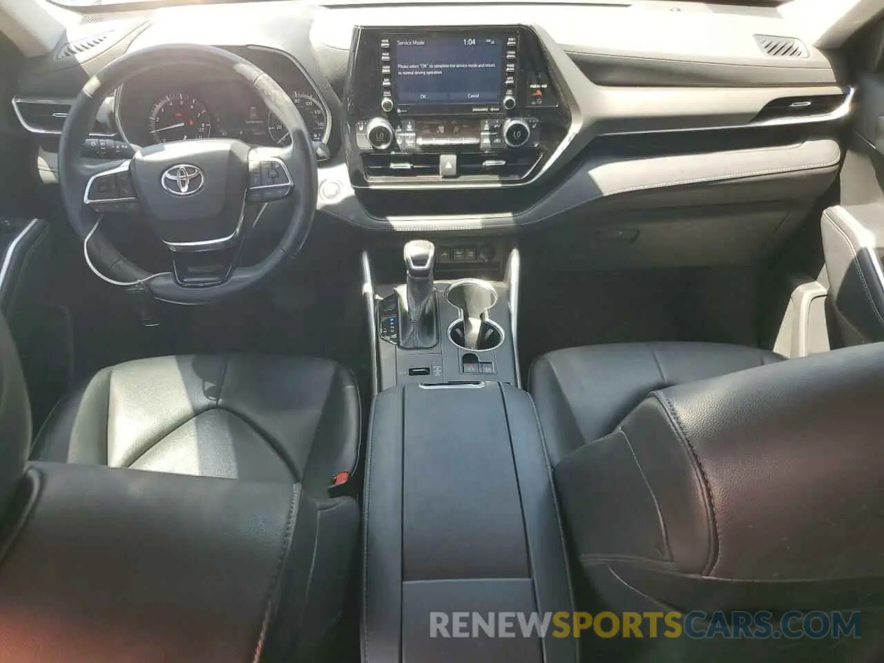 8 fotografías del automóvil dañado 5TDGZRAH0MS062868 TOYOTA HIGHLANDER 2021