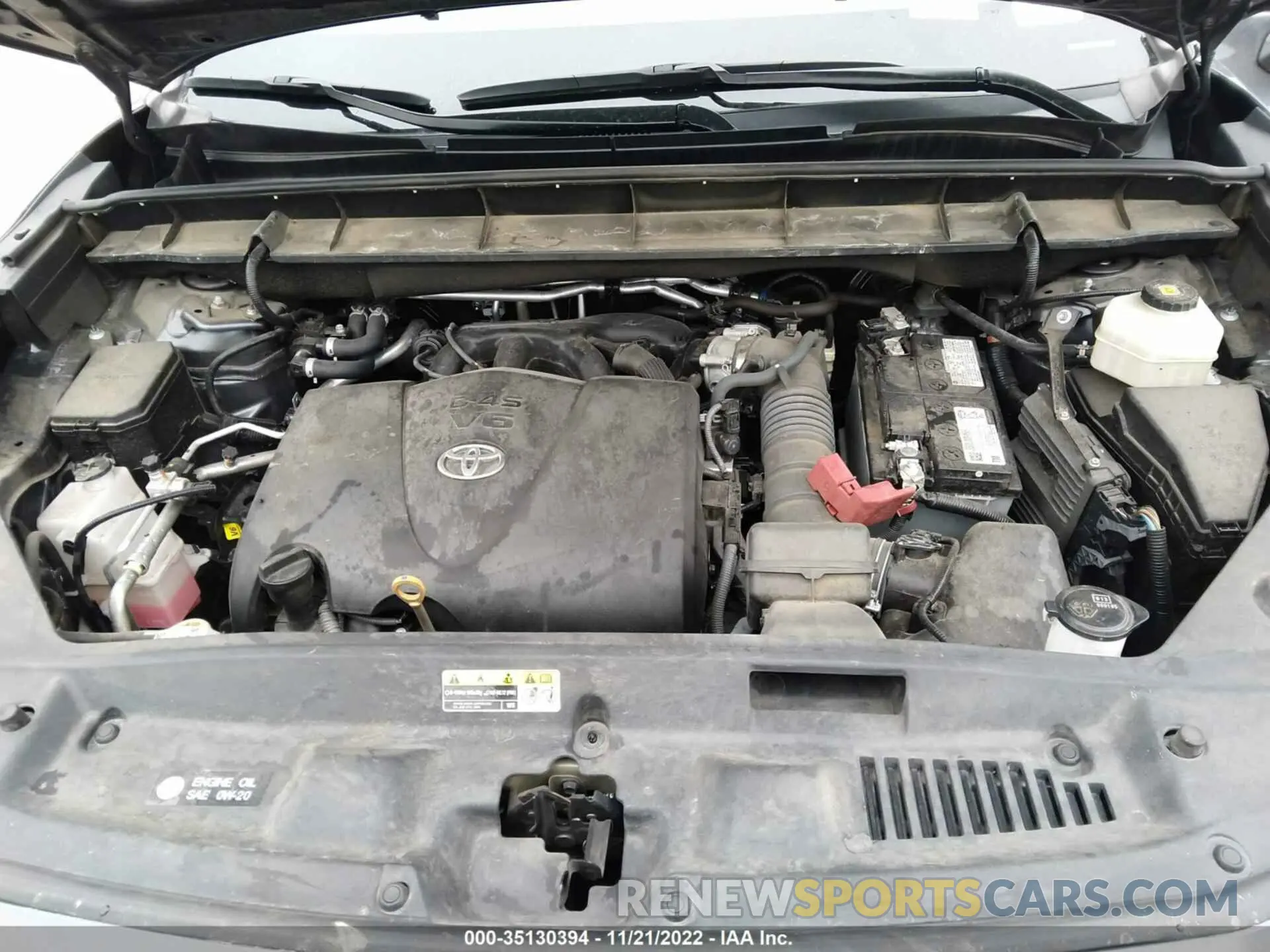 10 fotografías del automóvil dañado 5TDGZRAH0MS516021 TOYOTA HIGHLANDER 2021