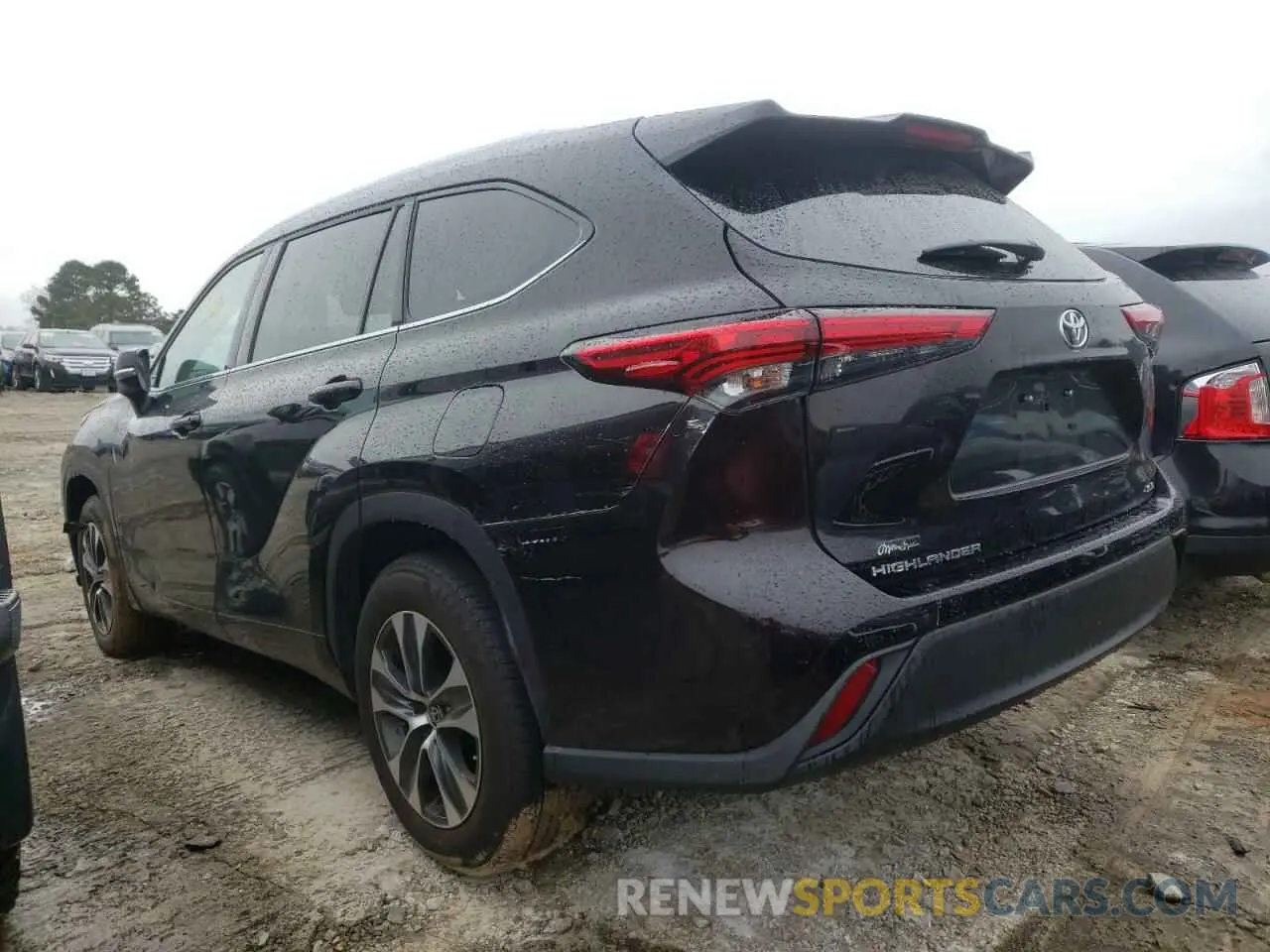 3 fotografías del automóvil dañado 5TDGZRAH1MS034545 TOYOTA HIGHLANDER 2021