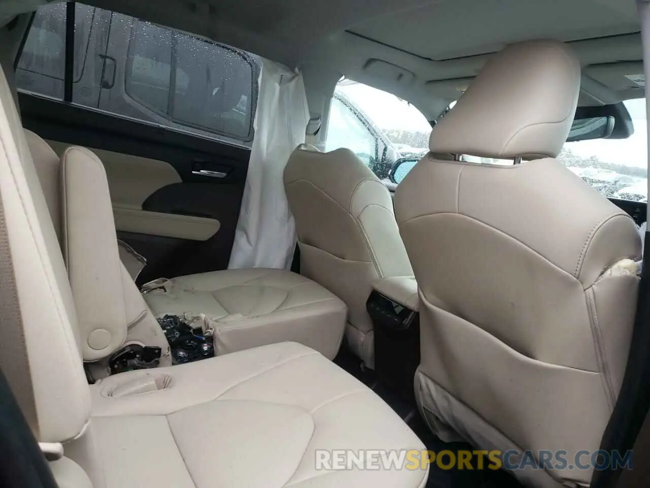 6 fotografías del automóvil dañado 5TDGZRAH1MS034545 TOYOTA HIGHLANDER 2021