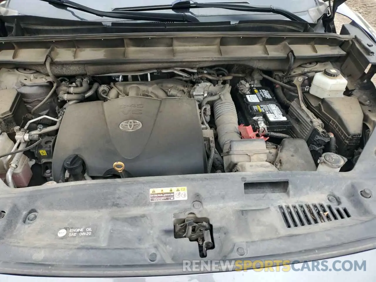 14 fotografías del automóvil dañado 5TDGZRAH1MS064872 TOYOTA HIGHLANDER 2021