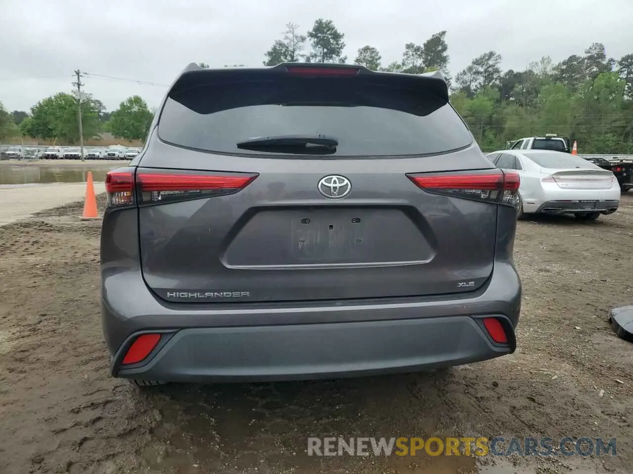6 fotografías del automóvil dañado 5TDGZRAH1MS064872 TOYOTA HIGHLANDER 2021