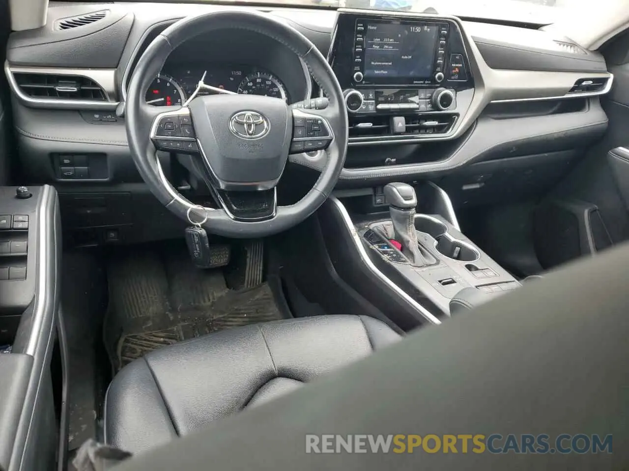 8 fotografías del automóvil dañado 5TDGZRAH1MS064872 TOYOTA HIGHLANDER 2021