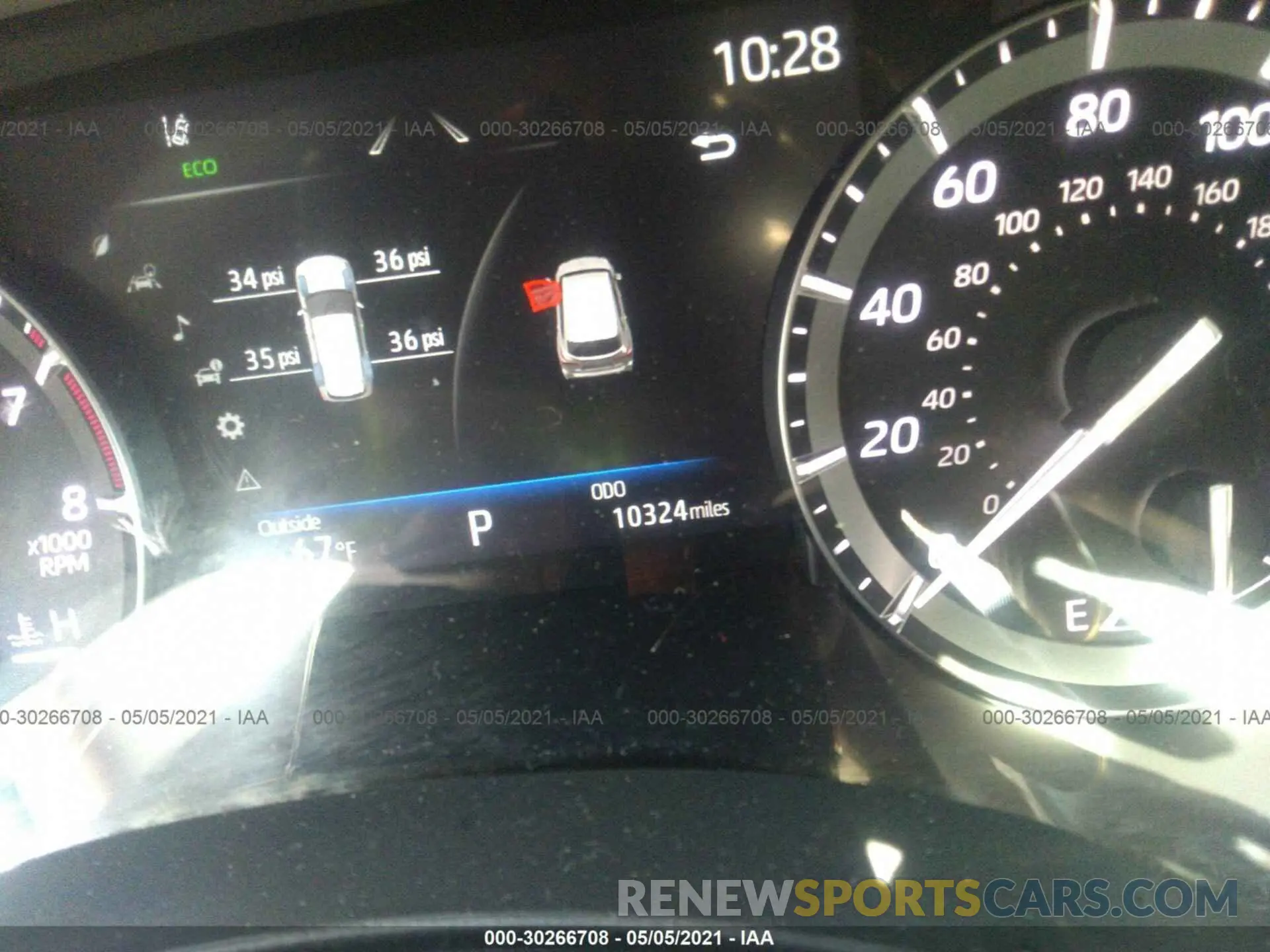 7 fotografías del automóvil dañado 5TDGZRAH2MS040421 TOYOTA HIGHLANDER 2021