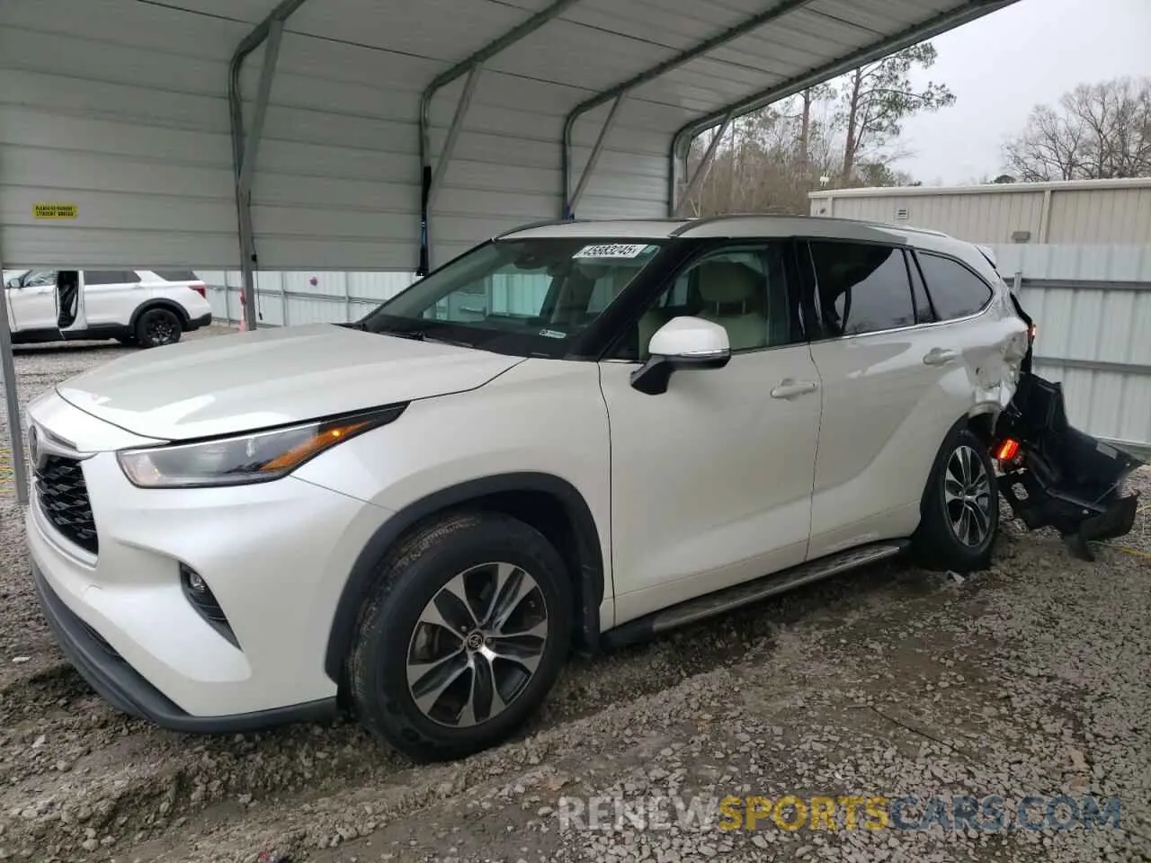 1 fotografías del automóvil dañado 5TDGZRAH3MS068325 TOYOTA HIGHLANDER 2021