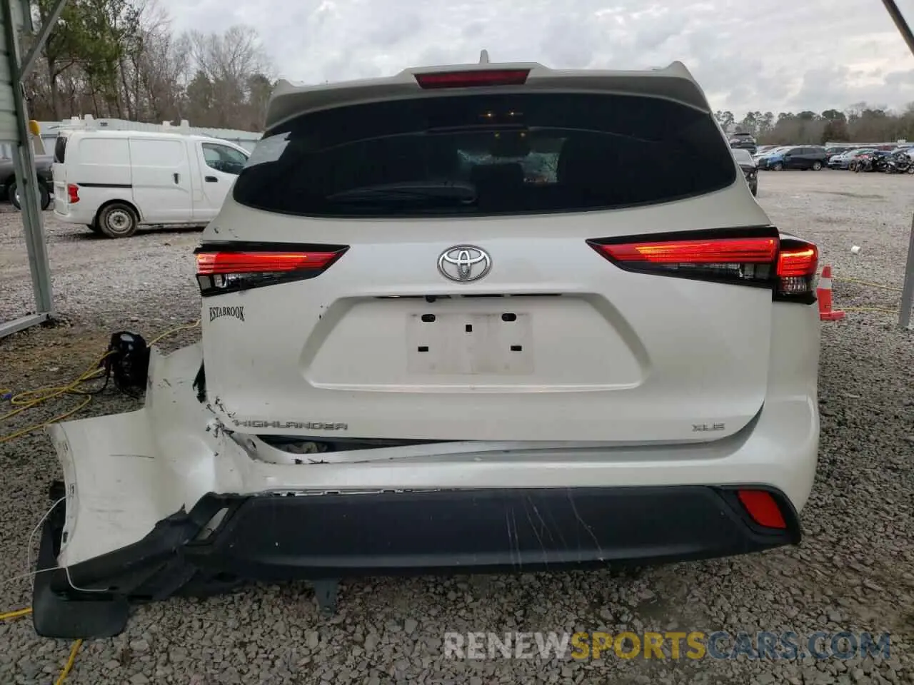 6 fotografías del automóvil dañado 5TDGZRAH3MS068325 TOYOTA HIGHLANDER 2021