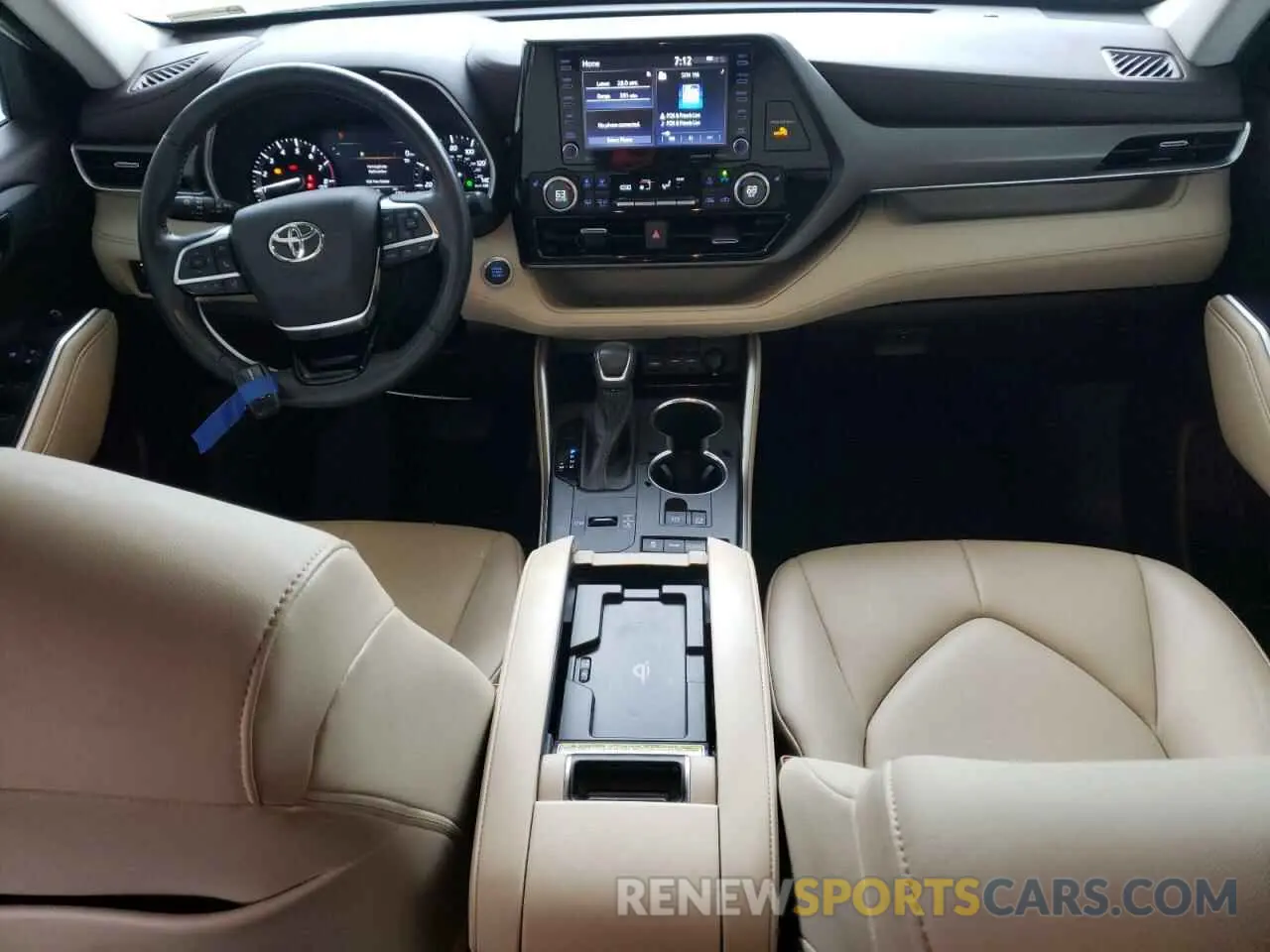 8 fotografías del automóvil dañado 5TDGZRAH3MS068325 TOYOTA HIGHLANDER 2021