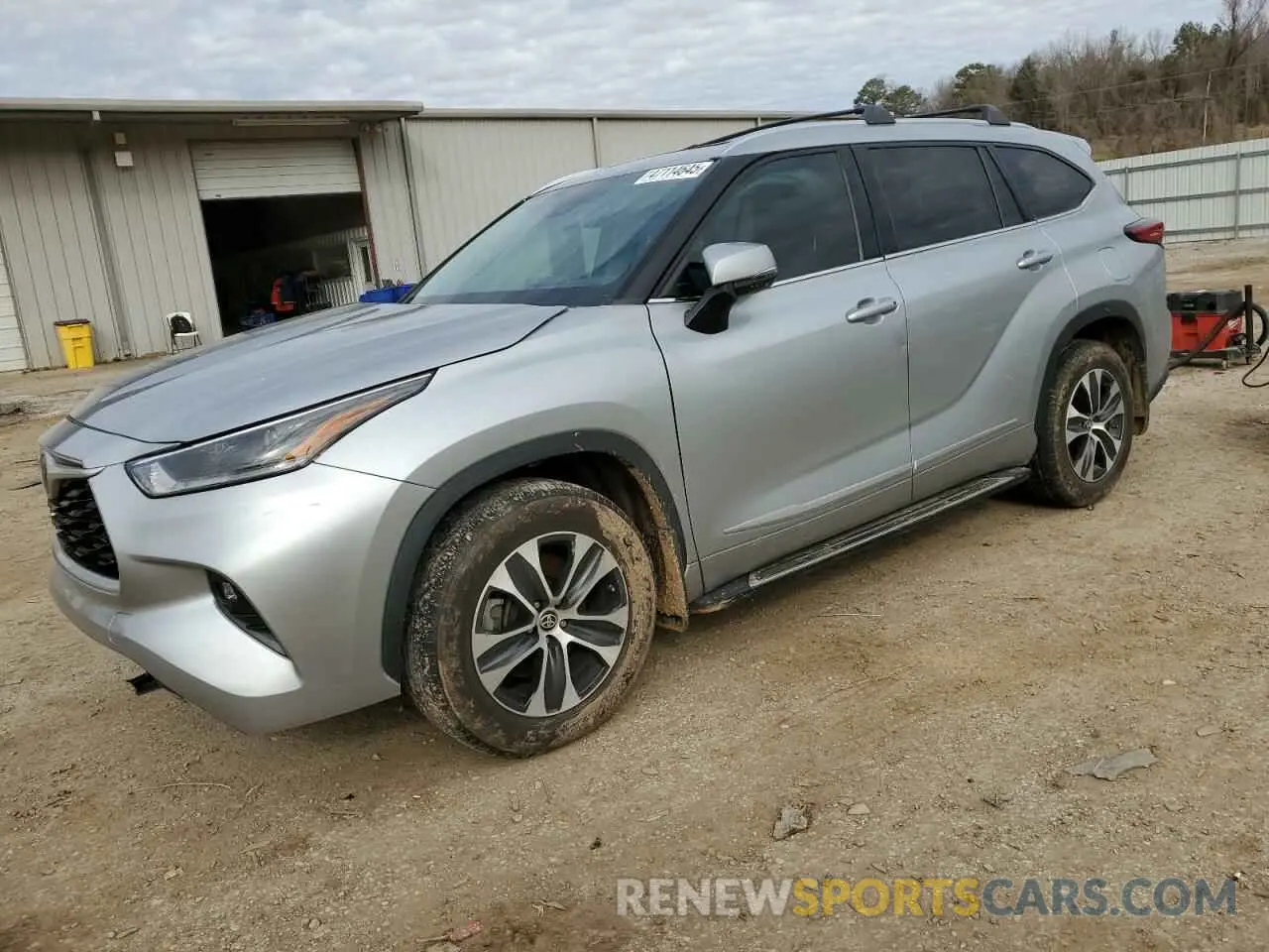 1 fotografías del automóvil dañado 5TDGZRAH4MS035253 TOYOTA HIGHLANDER 2021