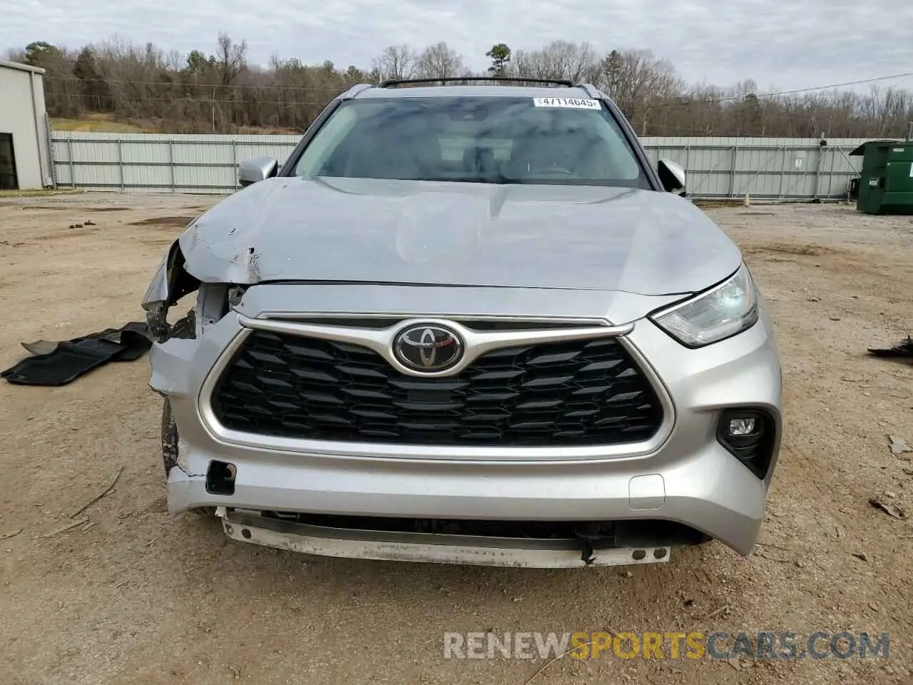 5 fotografías del automóvil dañado 5TDGZRAH4MS035253 TOYOTA HIGHLANDER 2021