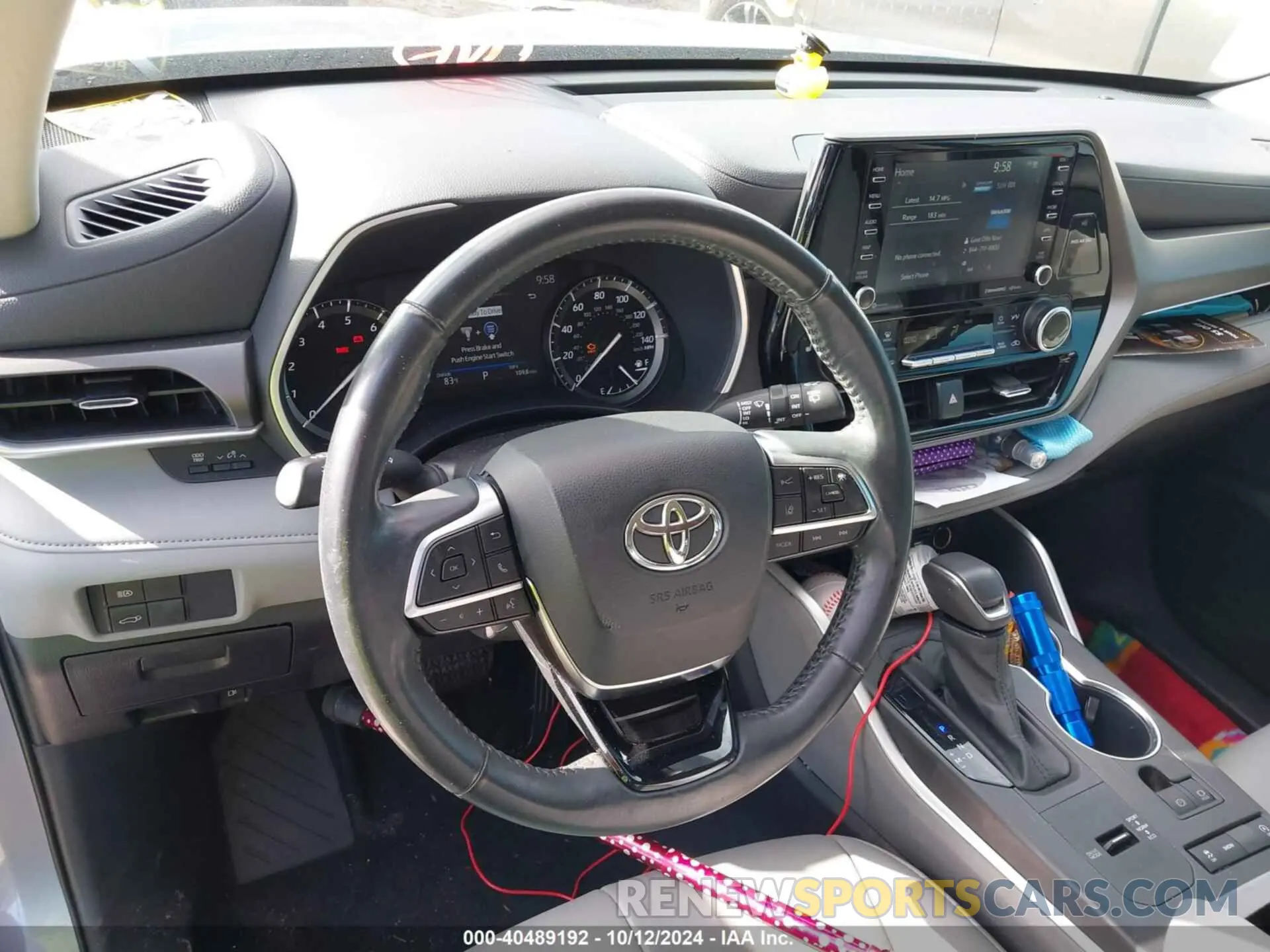 7 fotografías del automóvil dañado 5TDGZRAH4MS036323 TOYOTA HIGHLANDER 2021