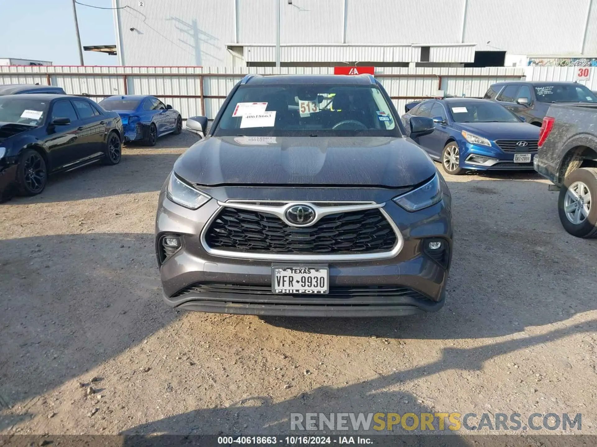 12 fotografías del automóvil dañado 5TDGZRAH4MS523778 TOYOTA HIGHLANDER 2021