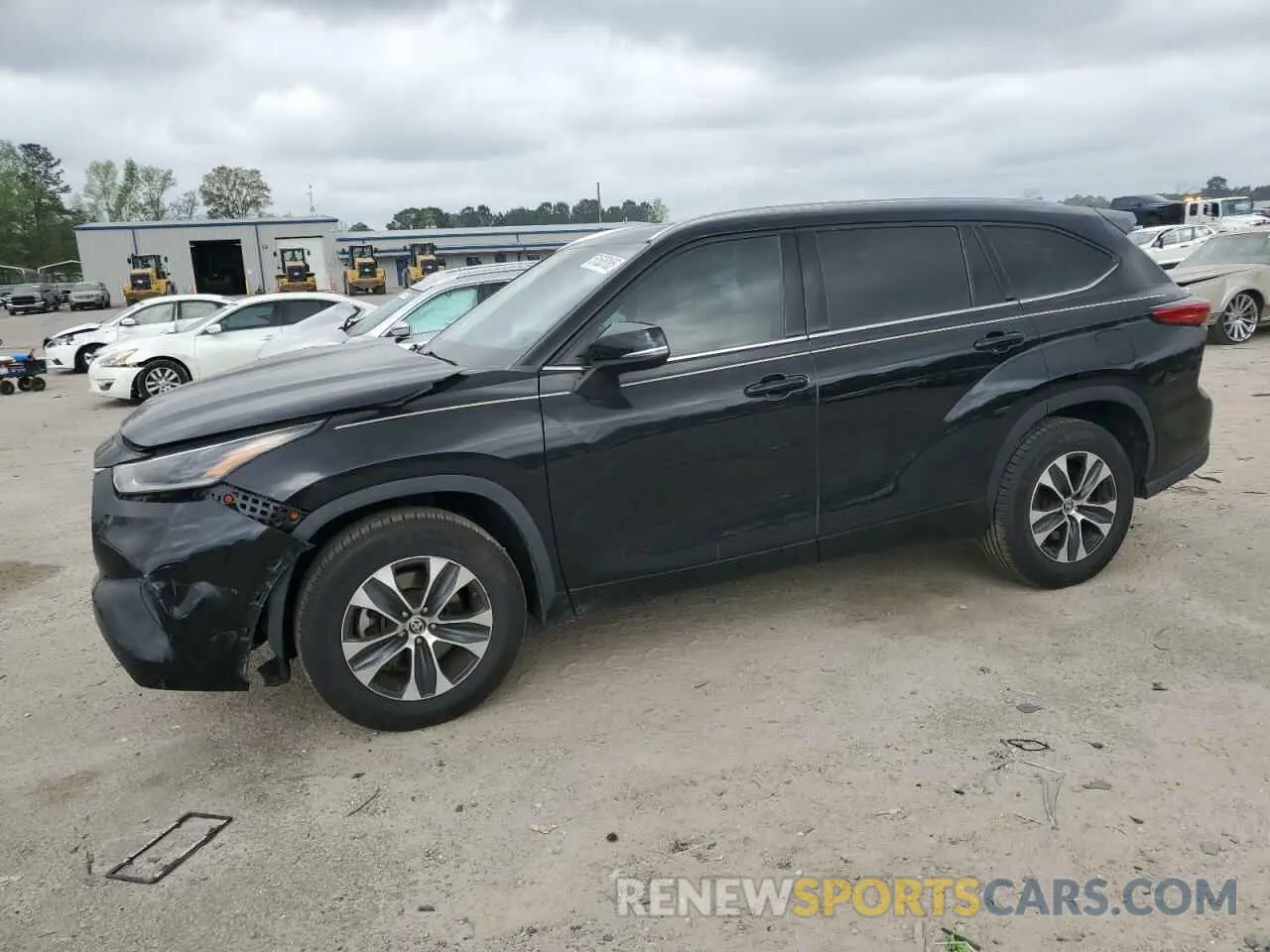 1 fotografías del automóvil dañado 5TDGZRAH5MS060372 TOYOTA HIGHLANDER 2021