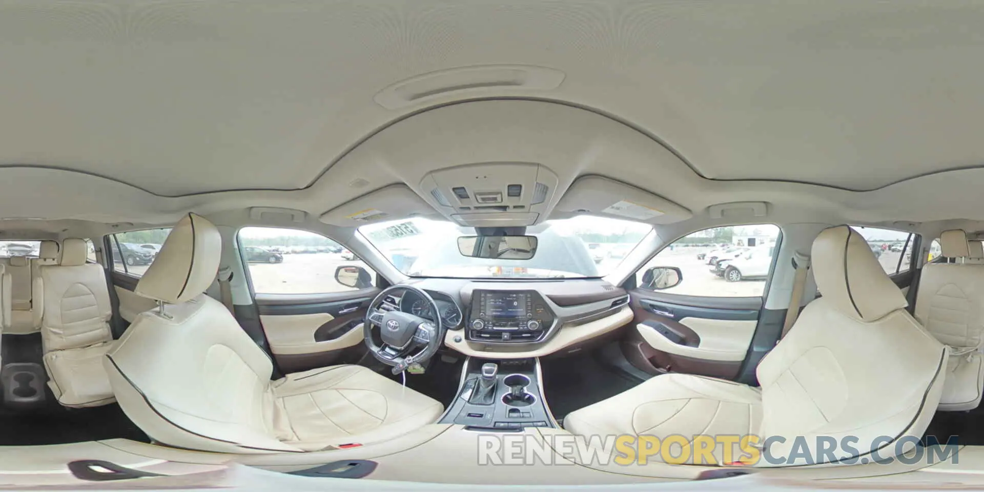 14 fotografías del automóvil dañado 5TDGZRAH5MS060372 TOYOTA HIGHLANDER 2021