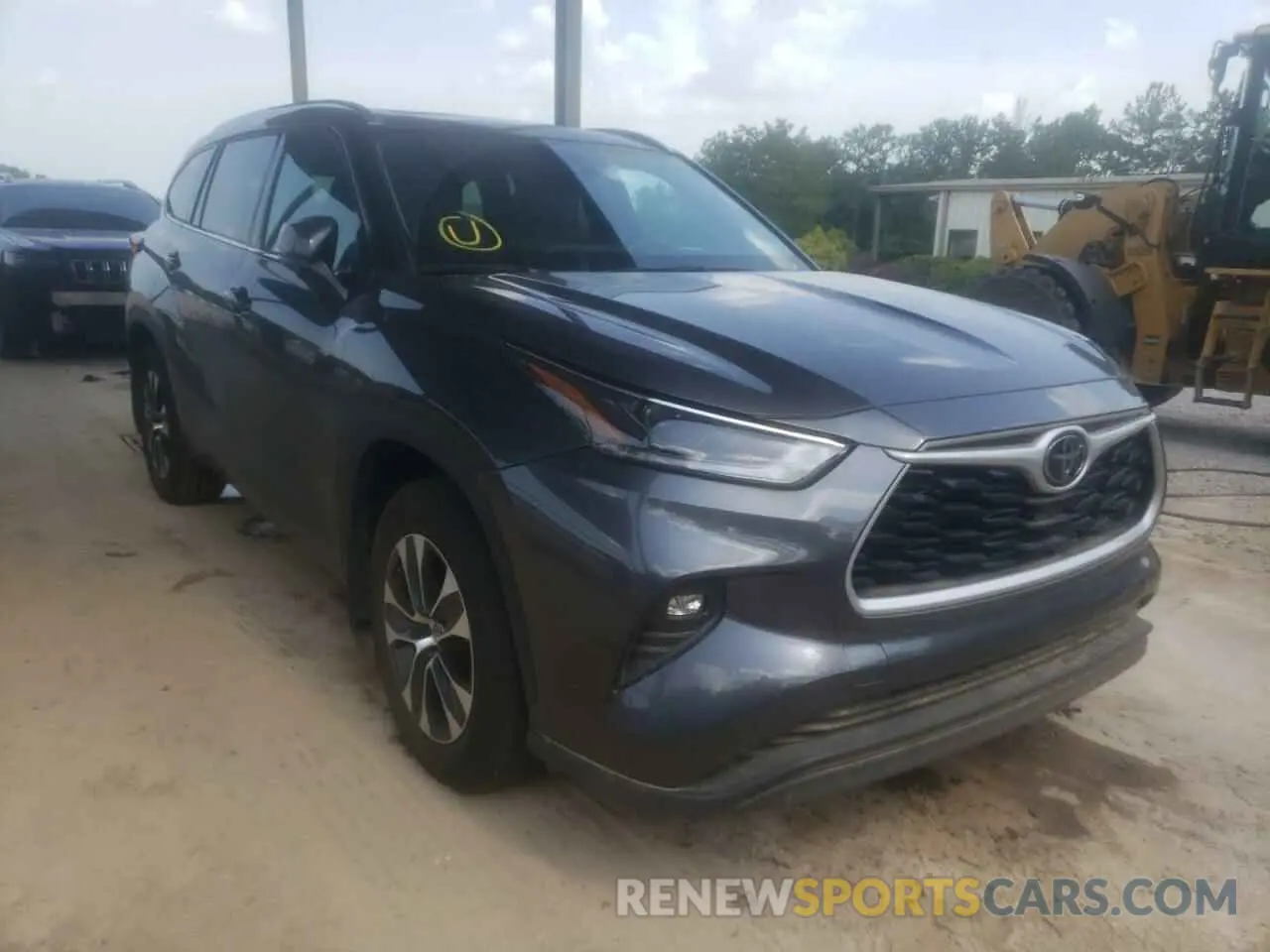 1 fotografías del automóvil dañado 5TDGZRAH5MS514846 TOYOTA HIGHLANDER 2021