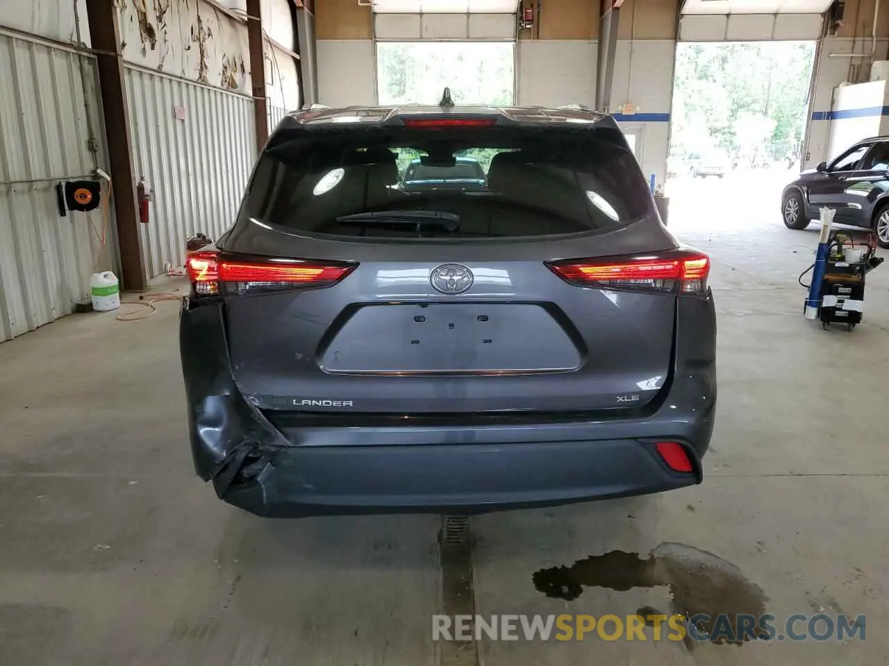 6 fotografías del automóvil dañado 5TDGZRAH5MS525720 TOYOTA HIGHLANDER 2021