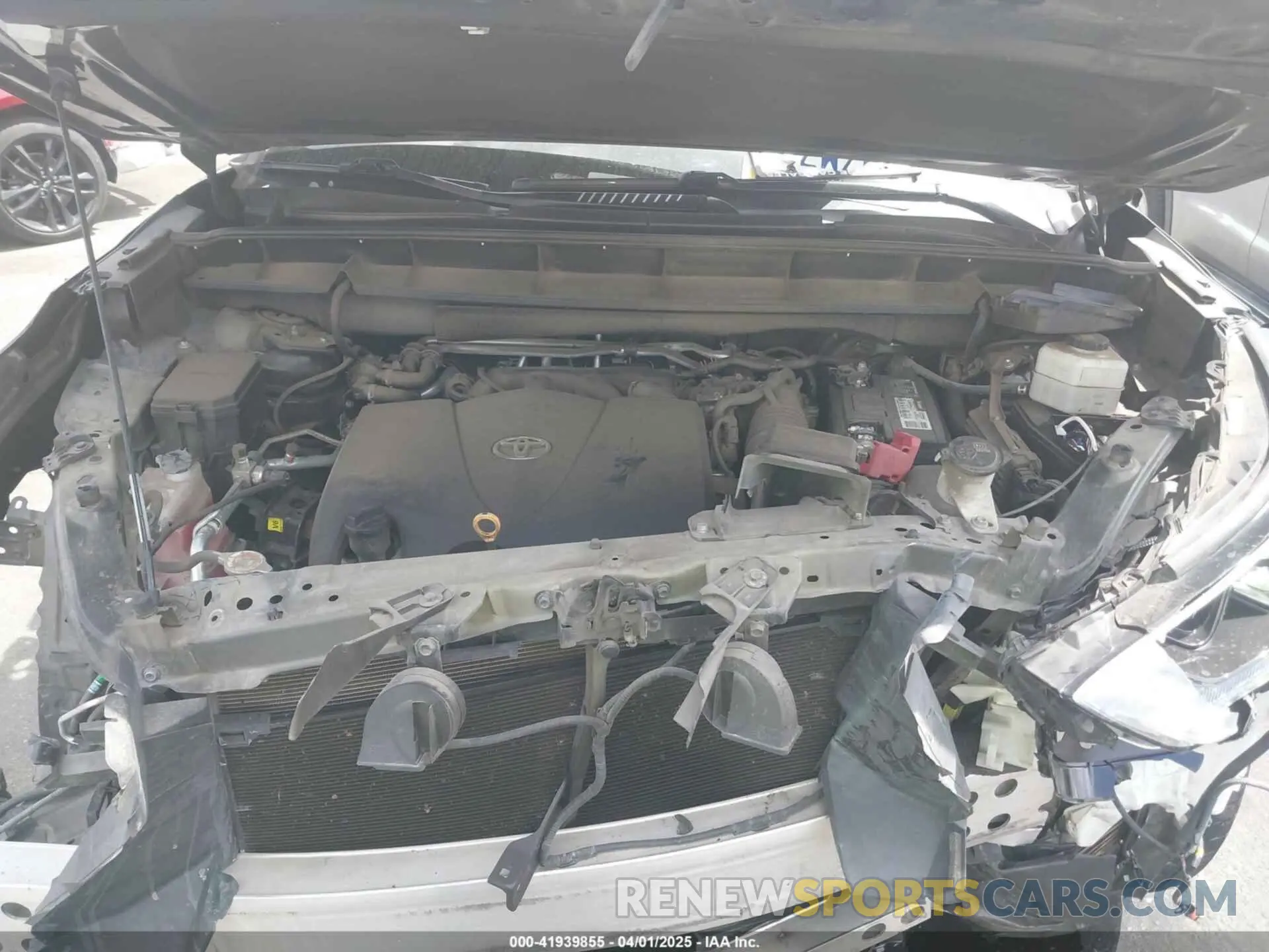 10 fotografías del automóvil dañado 5TDGZRAH6MS039935 TOYOTA HIGHLANDER 2021
