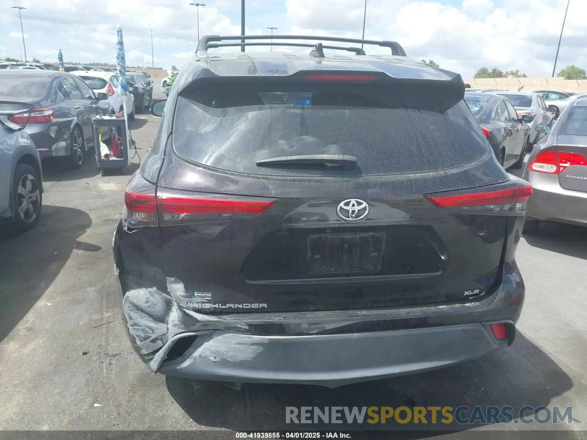 16 fotografías del automóvil dañado 5TDGZRAH6MS039935 TOYOTA HIGHLANDER 2021