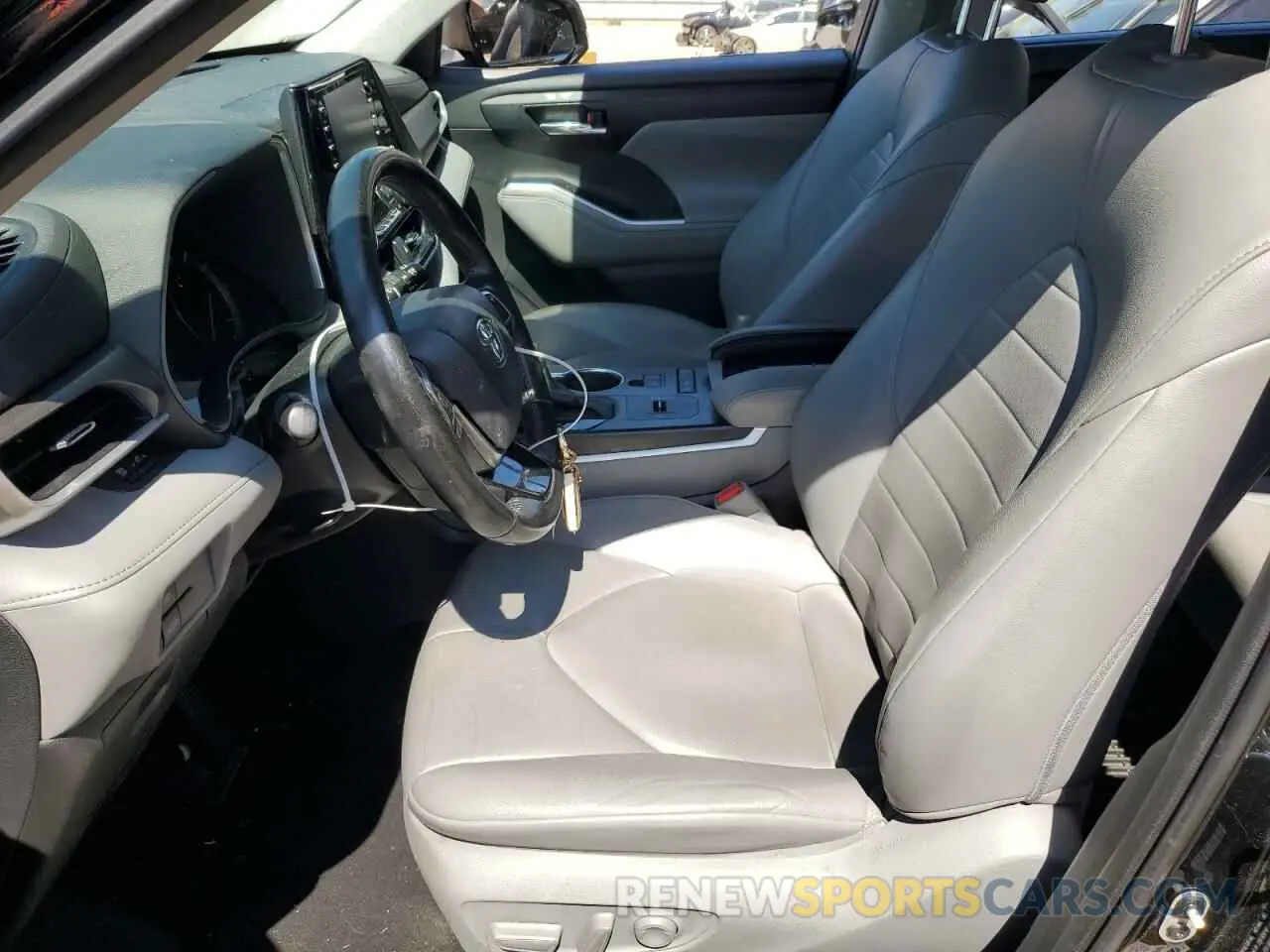 7 fotografías del automóvil dañado 5TDGZRAH6MS525371 TOYOTA HIGHLANDER 2021