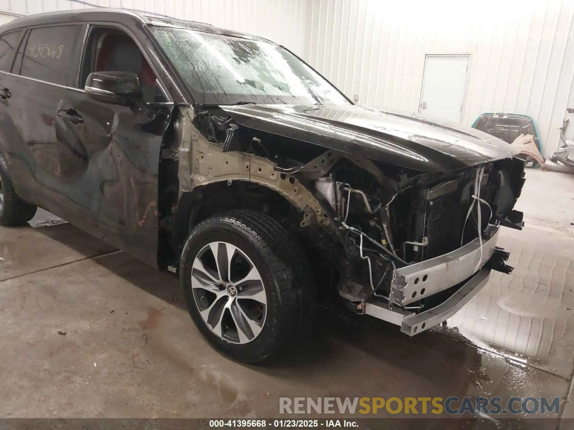 6 fotografías del automóvil dañado 5TDGZRAH7MS041399 TOYOTA HIGHLANDER 2021