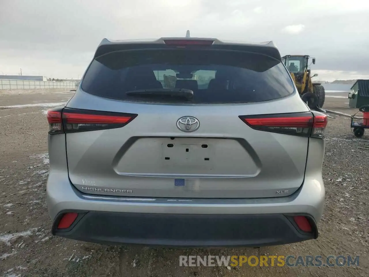 6 fotografías del automóvil dañado 5TDGZRAH7MS053066 TOYOTA HIGHLANDER 2021