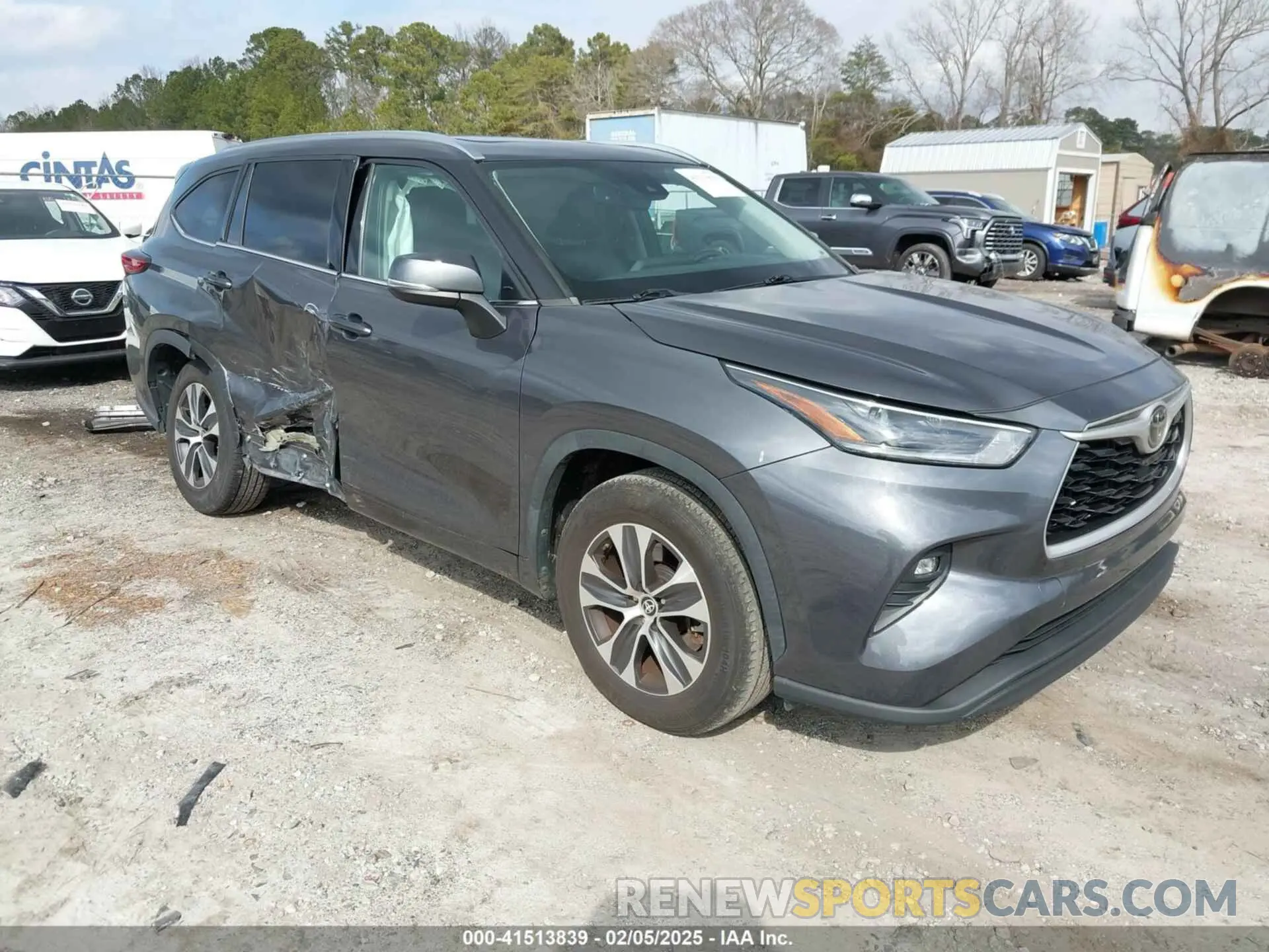1 fotografías del automóvil dañado 5TDGZRAH7MS516632 TOYOTA HIGHLANDER 2021