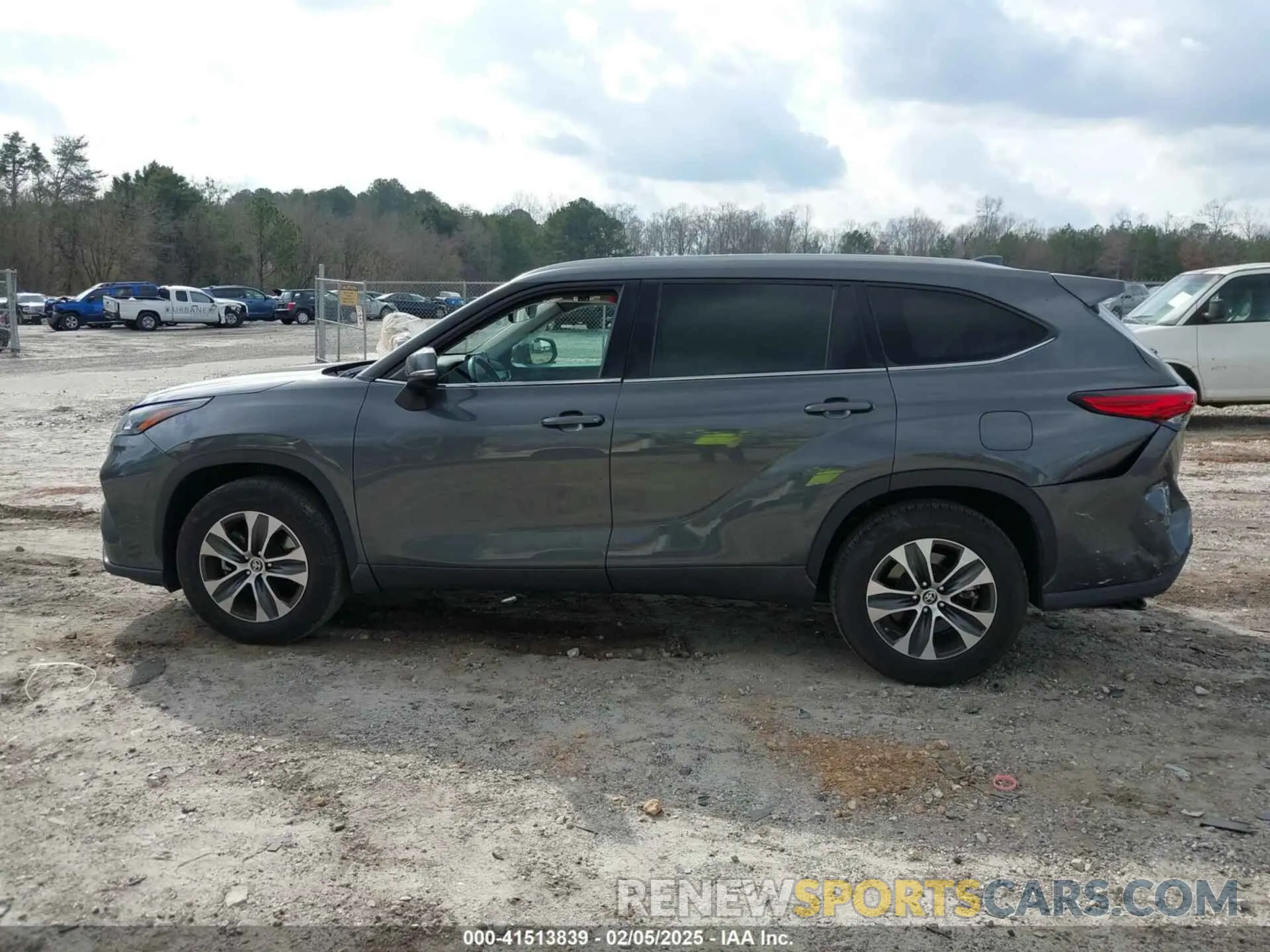 14 fotografías del automóvil dañado 5TDGZRAH7MS516632 TOYOTA HIGHLANDER 2021