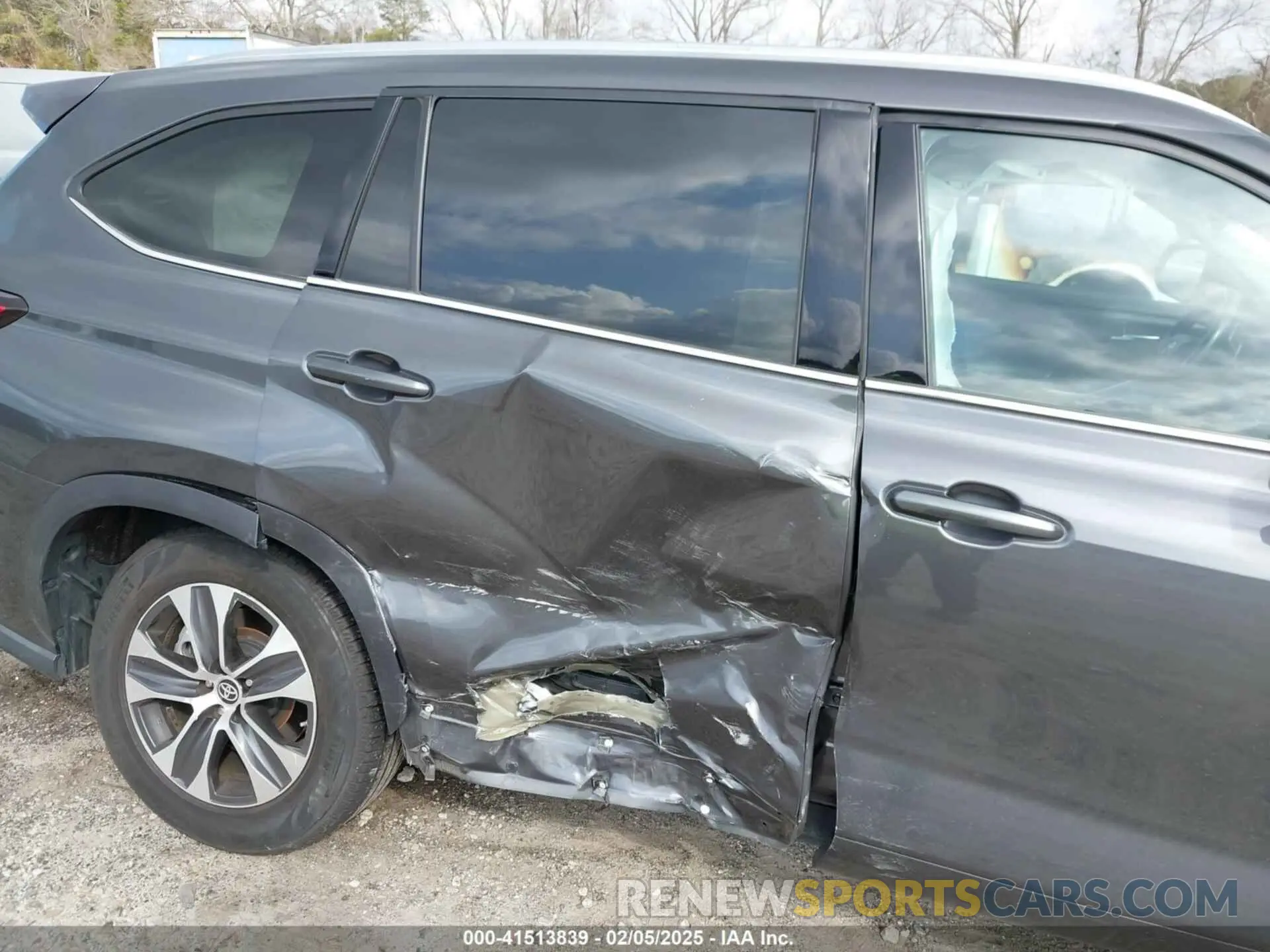 6 fotografías del automóvil dañado 5TDGZRAH7MS516632 TOYOTA HIGHLANDER 2021