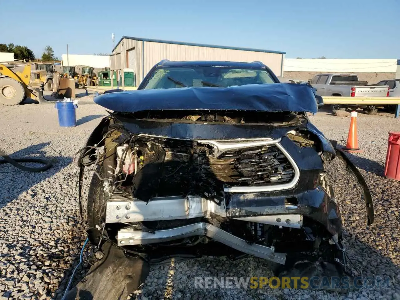 5 fotografías del automóvil dañado 5TDGZRAH8MS044330 TOYOTA HIGHLANDER 2021