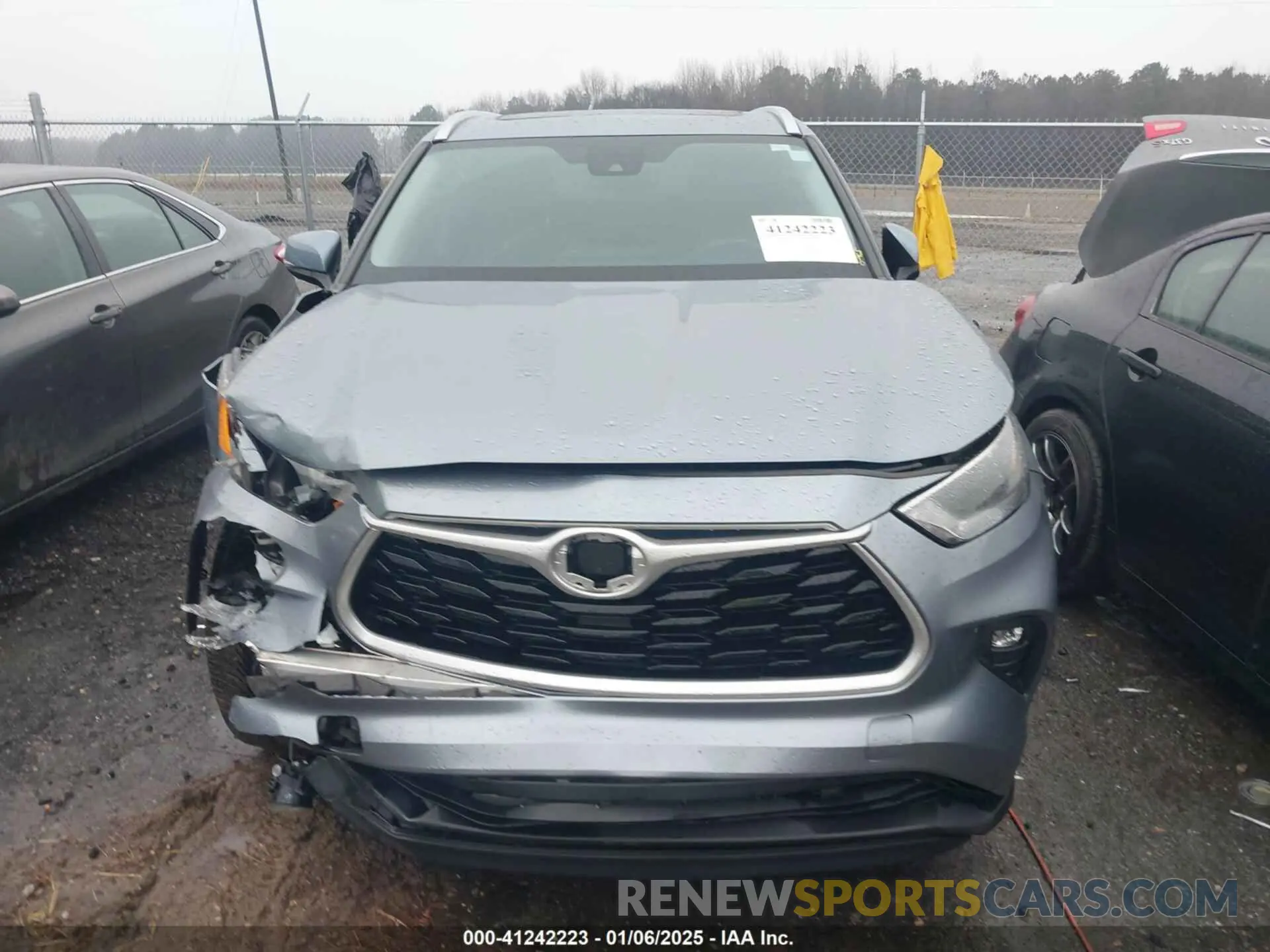 11 fotografías del automóvil dañado 5TDGZRAH8MS050919 TOYOTA HIGHLANDER 2021