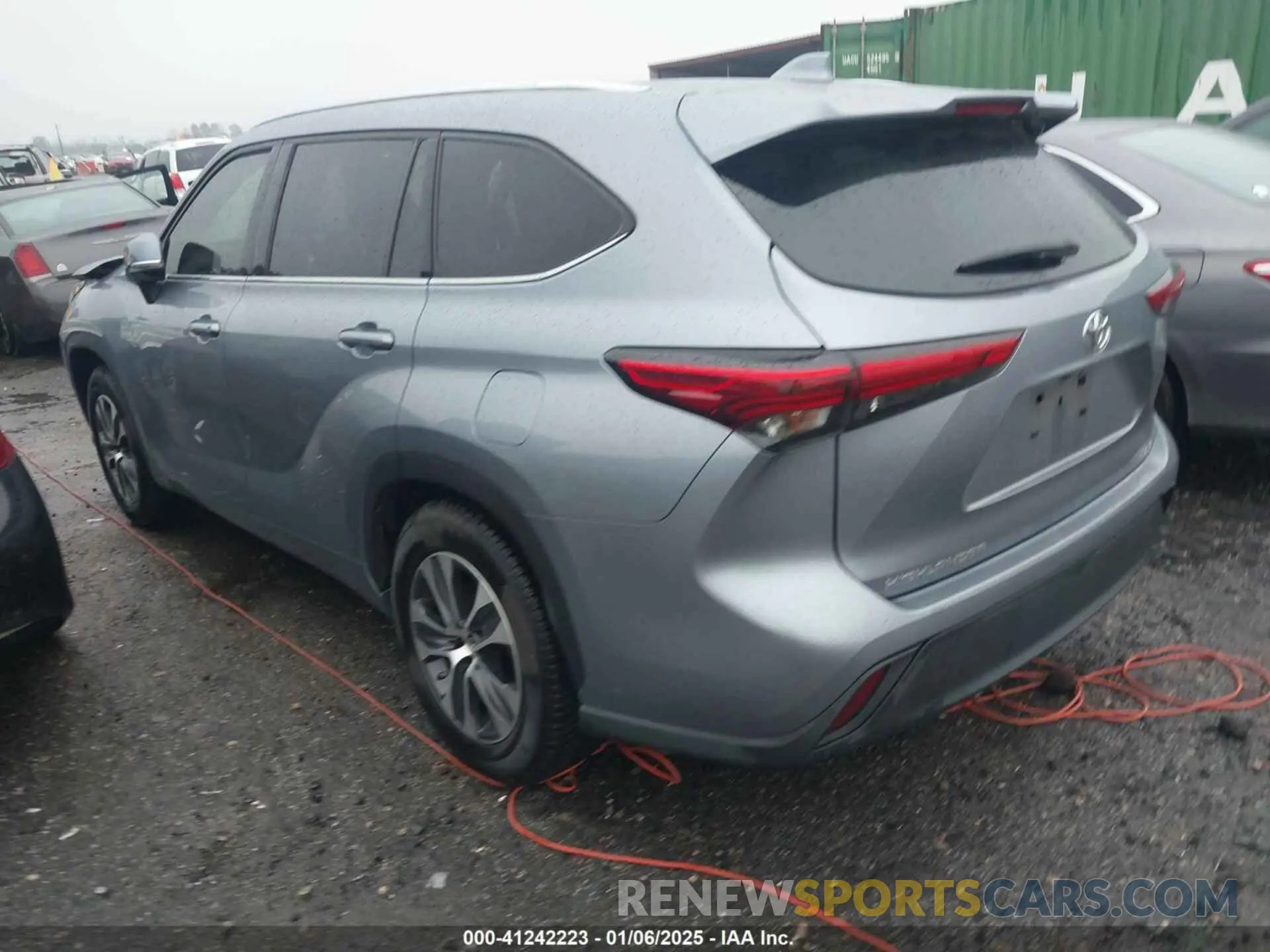 3 fotografías del automóvil dañado 5TDGZRAH8MS050919 TOYOTA HIGHLANDER 2021