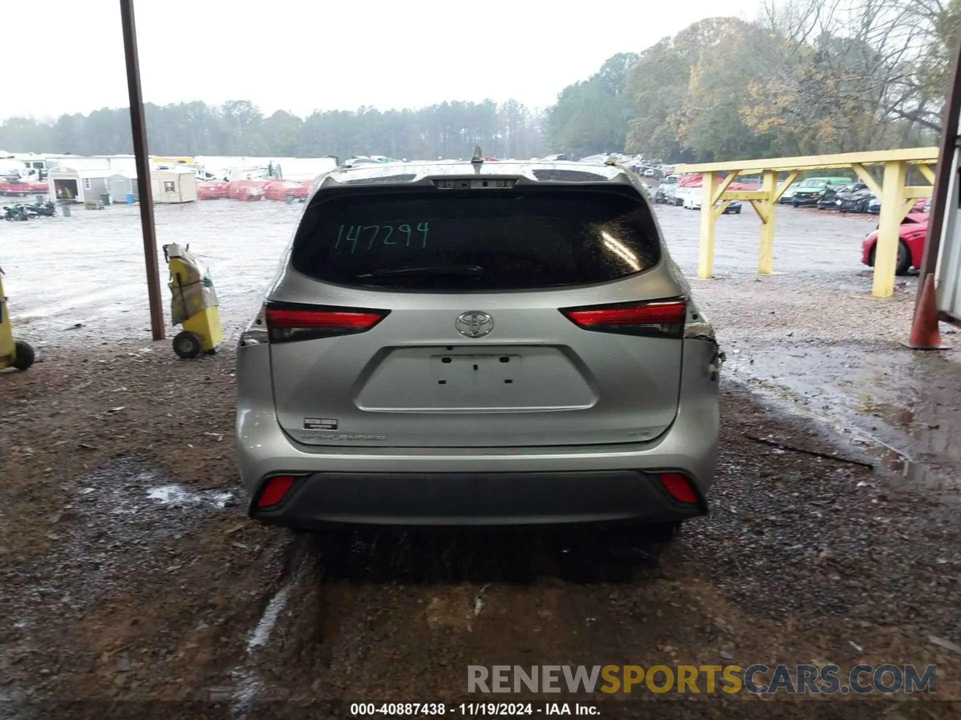 17 fotografías del automóvil dañado 5TDGZRAH8MS054226 TOYOTA HIGHLANDER 2021