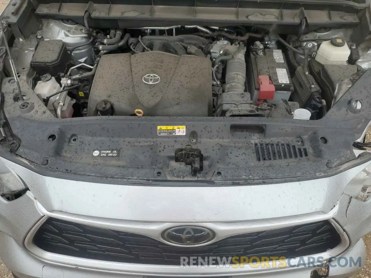 12 fotografías del automóvil dañado 5TDGZRAH9MS031523 TOYOTA HIGHLANDER 2021