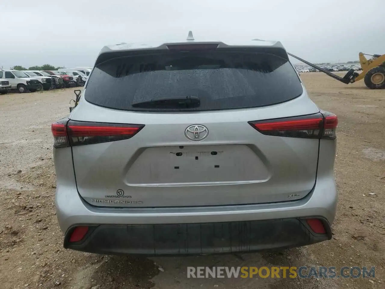 6 fotografías del automóvil dañado 5TDGZRAH9MS031523 TOYOTA HIGHLANDER 2021