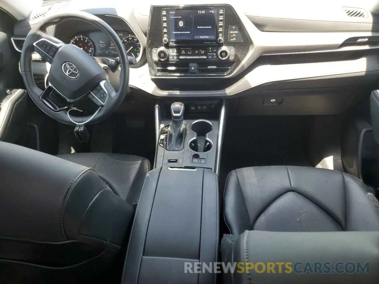 8 fotografías del automóvil dañado 5TDGZRAH9MS031523 TOYOTA HIGHLANDER 2021