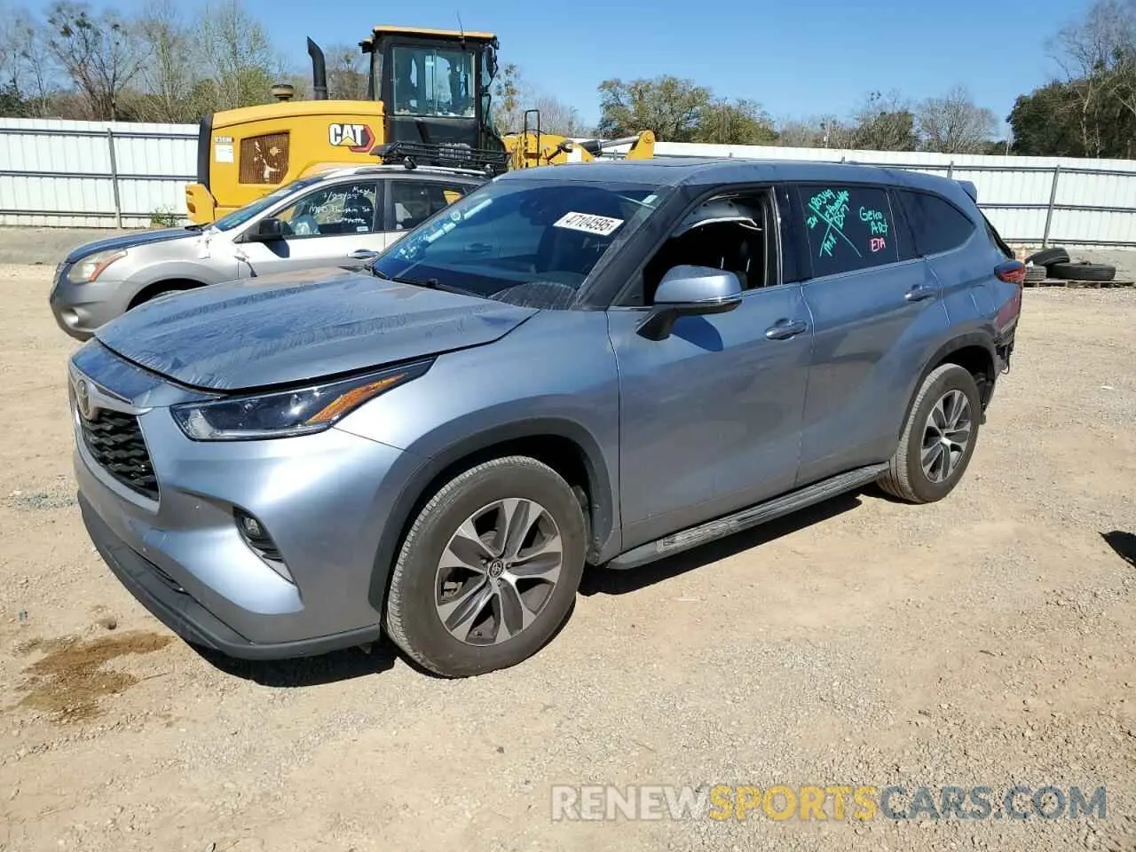 1 fotografías del automóvil dañado 5TDGZRAH9MS080656 TOYOTA HIGHLANDER 2021