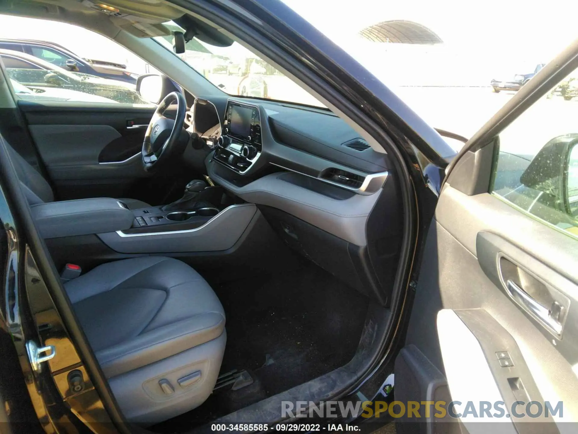 5 fotografías del automóvil dañado 5TDGZRAH9MS516714 TOYOTA HIGHLANDER 2021