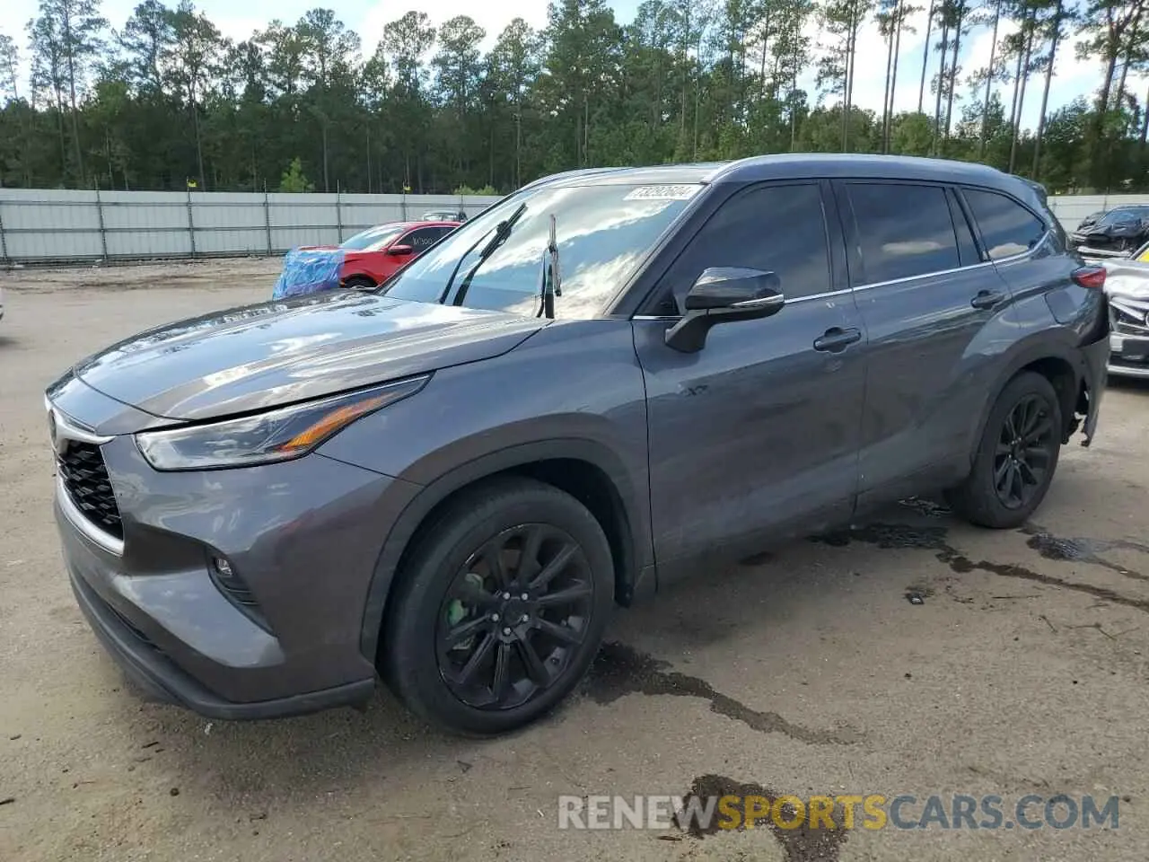 1 fotografías del automóvil dañado 5TDGZRAH9MS532413 TOYOTA HIGHLANDER 2021